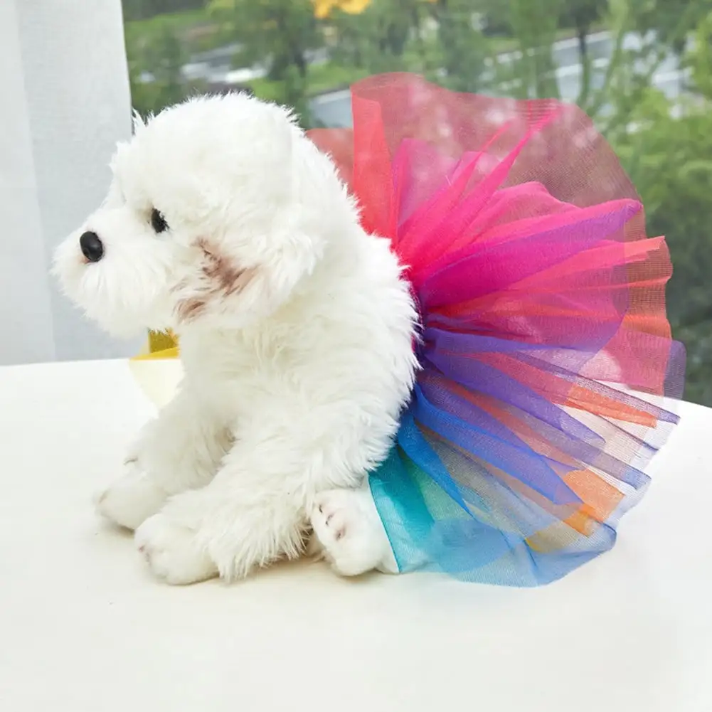 Colorful Dog Tutu for Large Medium Small Dogs.Tutu Skirt Costume for Puppy Dogs Cats Pets Dress for Daily Walk Party Easy to Wear and Wash