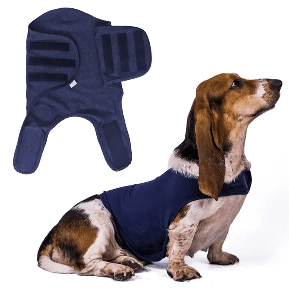 Comfort Dog Anxiety Relief Coat. Dog Anxiety Calming Vest Wrap for Thunderstorm.Travel.Fireworks.Vet Visits