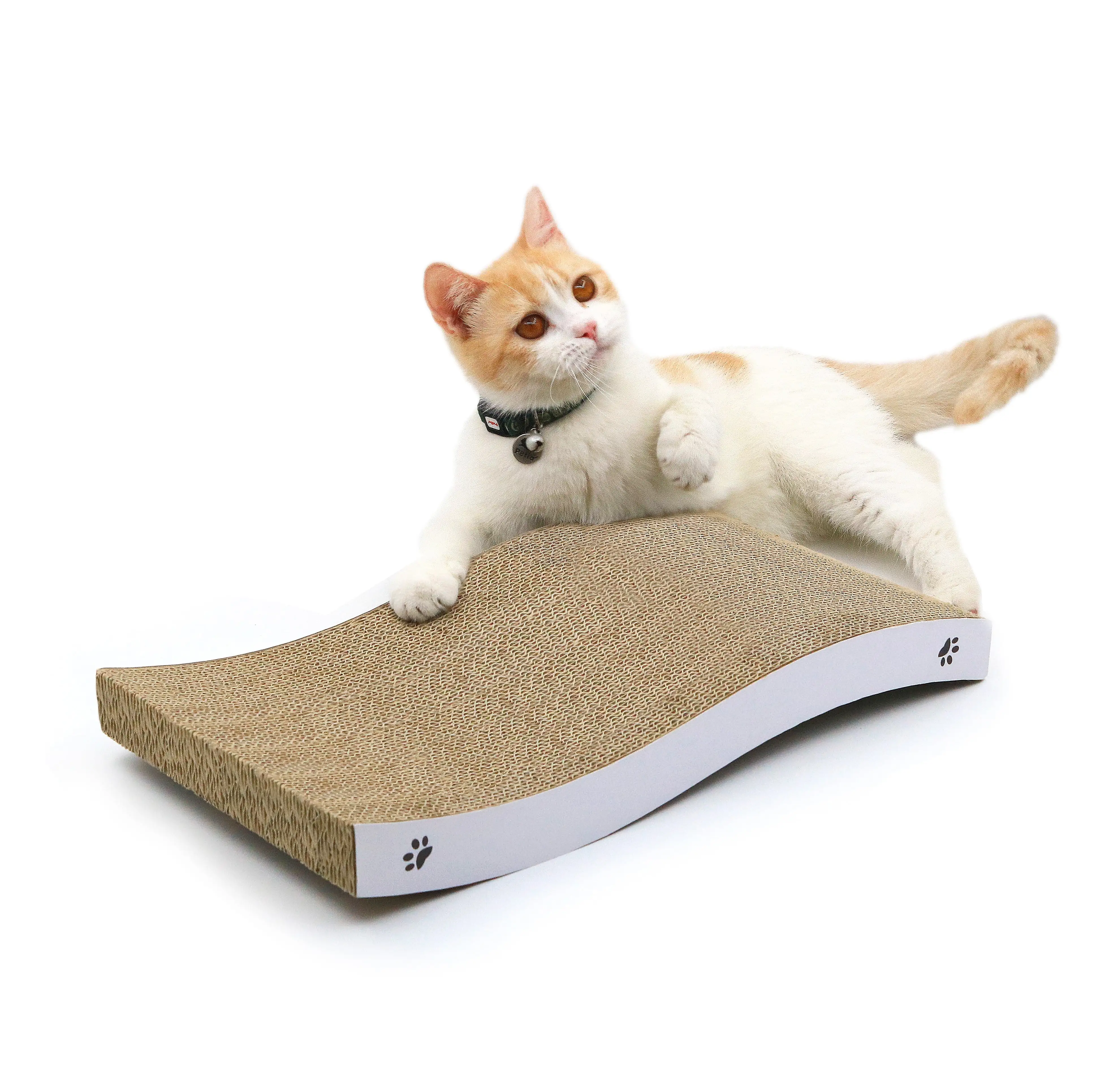 Conlun Cat Scratcher Cardboard with Premium Scratch Textures Design. Durable. Reversible