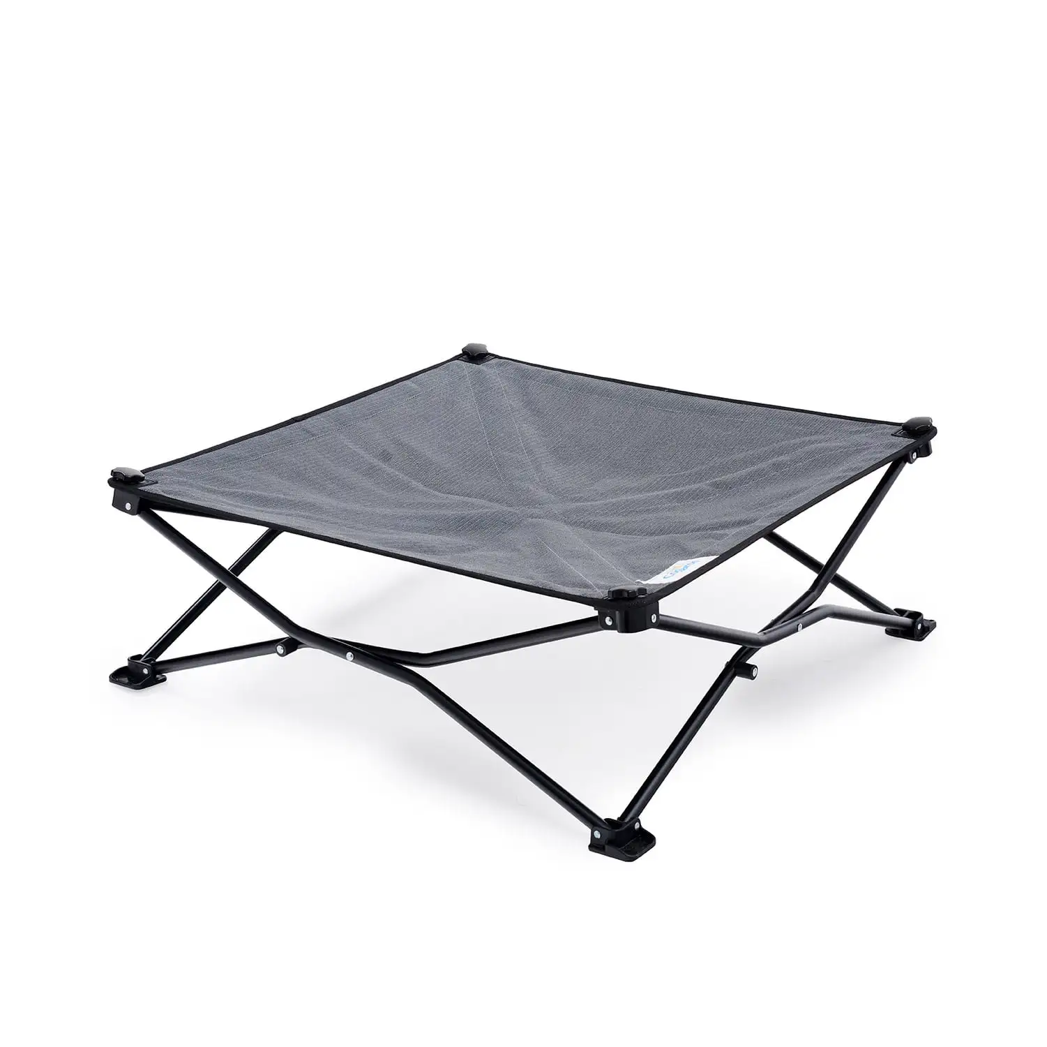 Coolaroo On the Go Elevated Travel Dog Bed. Medium. Steel Gray