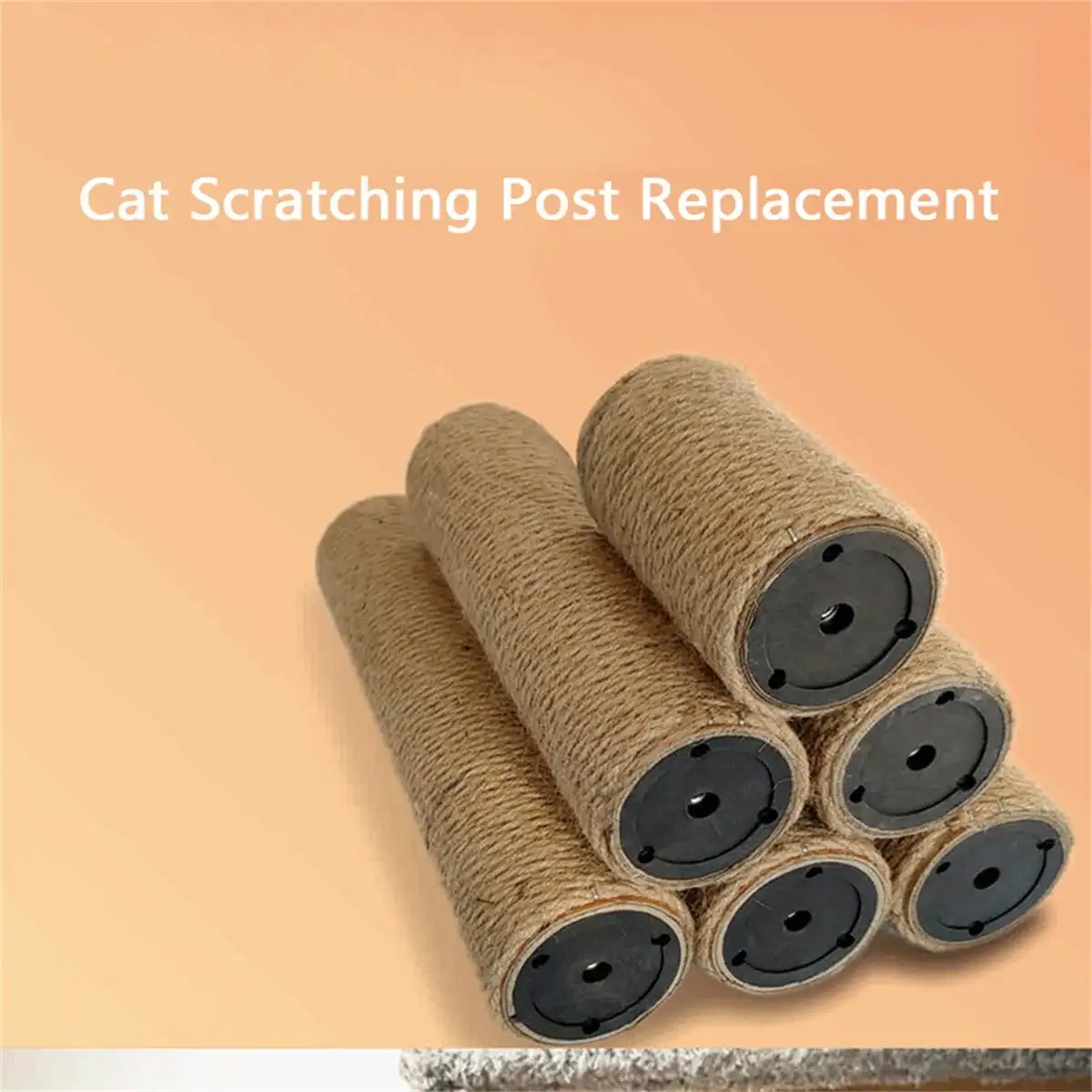 Corashan Cat Scratching Post Cat Tree Sisal Climbing Frame Diy Replacement Post Accessories Kitten-Toy Pet Furniture