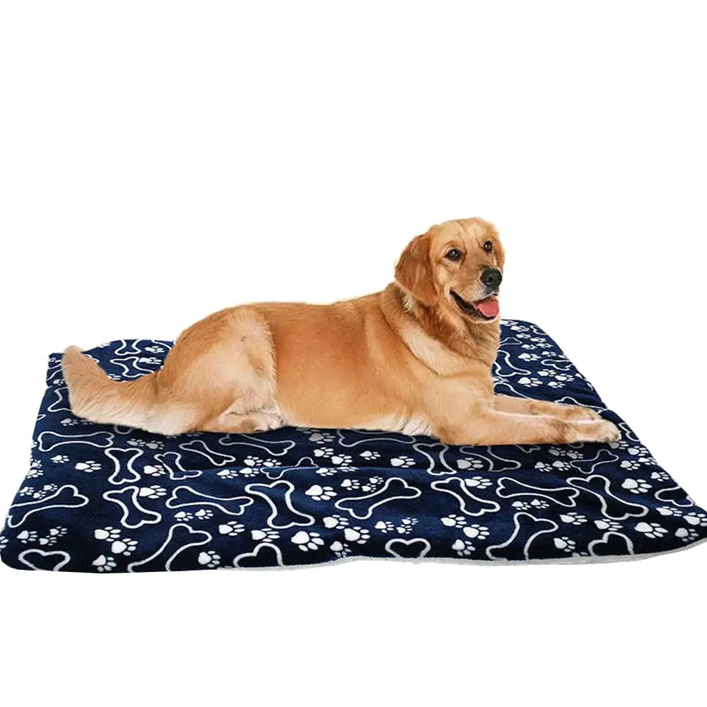 Cute Dog Bed Crate Pad Mat. Pet Kennel Pad Cage Cushion for Large Medium Small Dog Cat