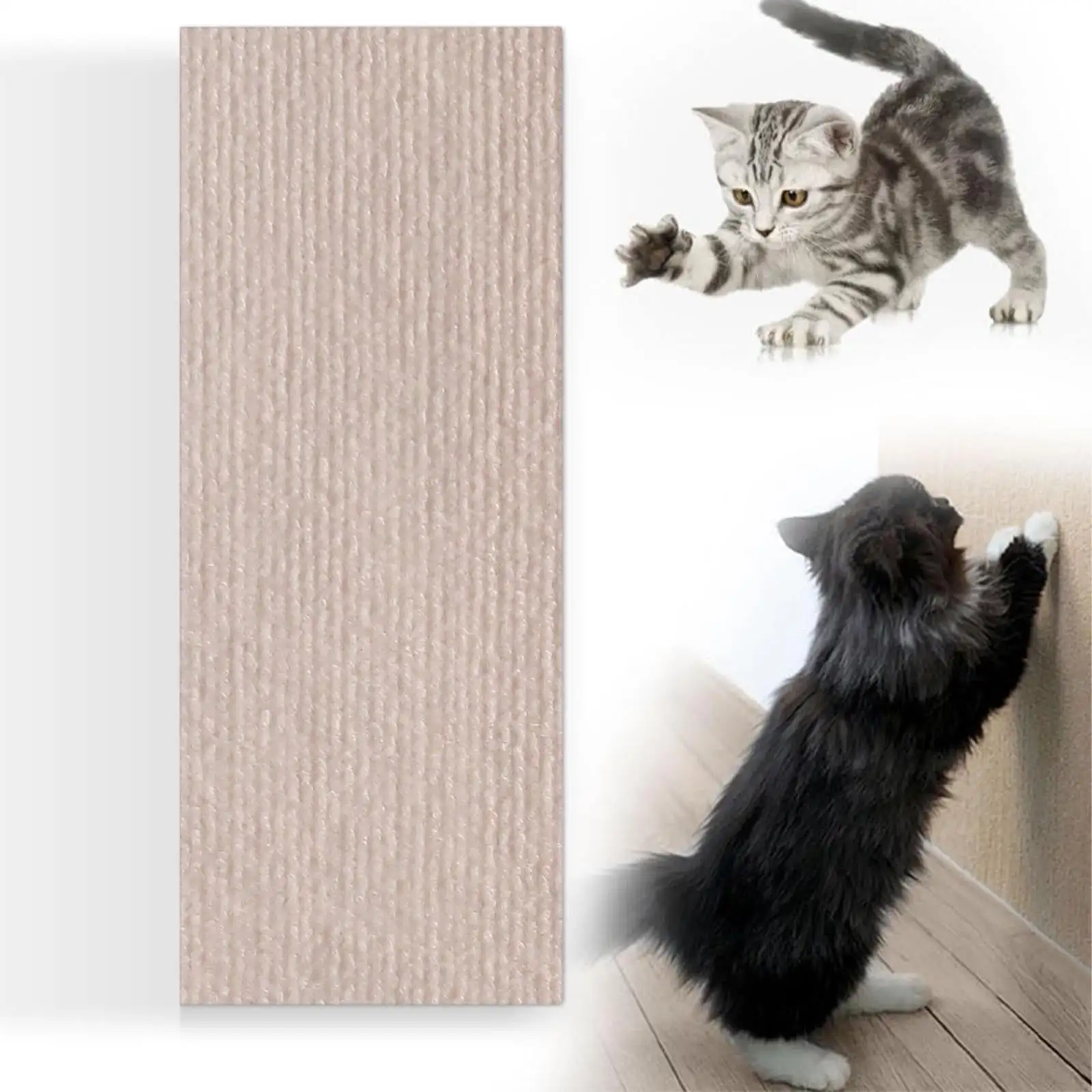 DIY Climbing Cat Scratcher Cat Scratching Mat Self-Adhesive.Trimmable Cat Scratching Post Carpet to Protect Furniture Walls or Floors Cover Cat Scratching Post Cat Climbing Frame 2024 Cat Scratch Mat