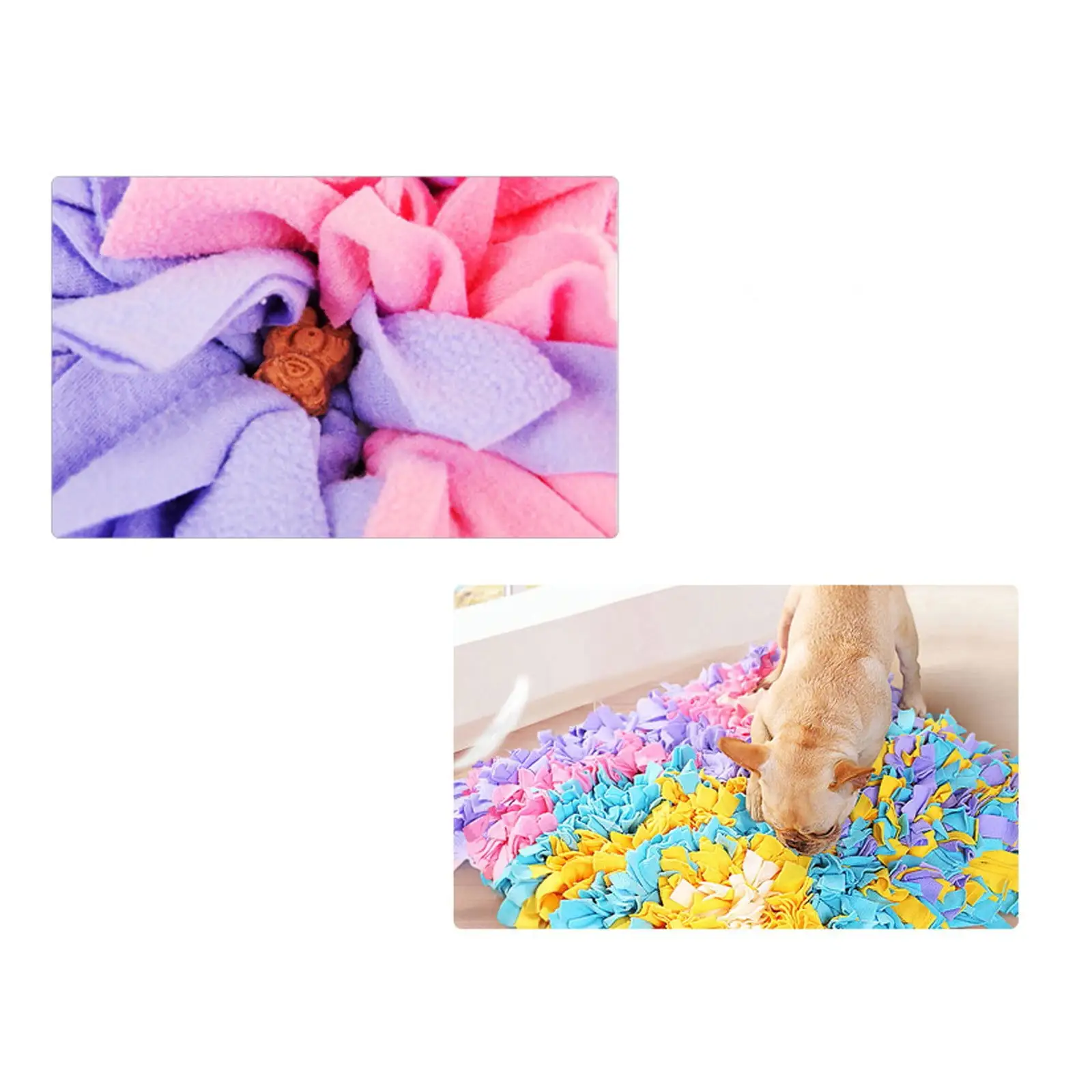 DYWADE Fourth of July Wooly Washable Snuffle Mat Feeding Mat for Dogs Naturally for Any Breed One Size