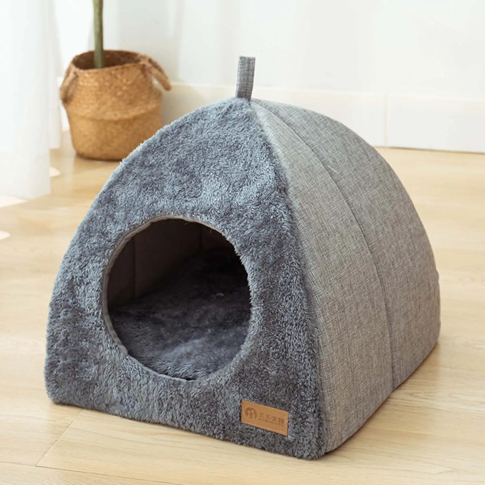 Daiosportswear Cats Caves House for Outdoors Bed Caves House Outdoor House with Removable Mat Foldables Bed Pet Beds Cosy.2.5kg/5kg/7.5kg