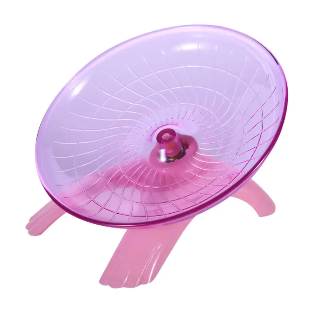 Daiosportswear Rat Toys for Pet Rats Pet Hamster Flying Saucer Exercise Wheel Hamster Mouse Running Disc Toy