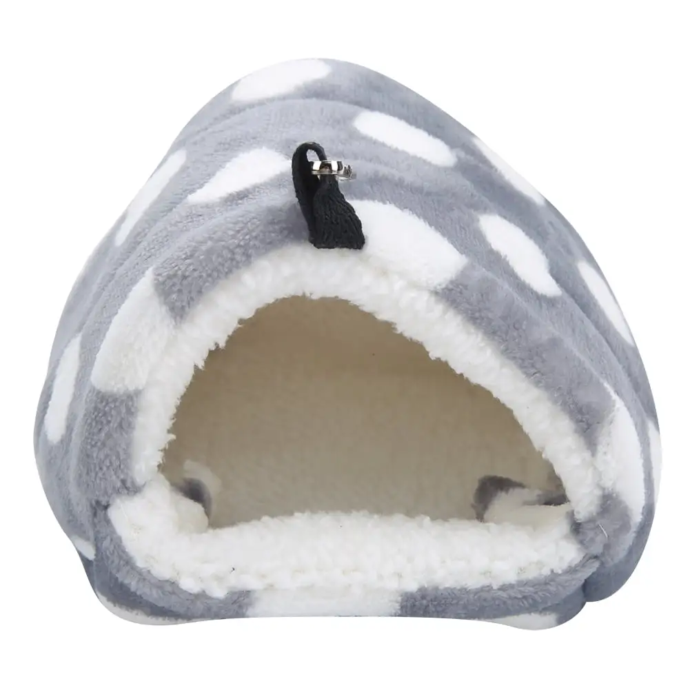 Daradara Warm Bird Nest House Plush Fluffy Birds Hut Hideaway for Hamster Parrot Macaw Budgies