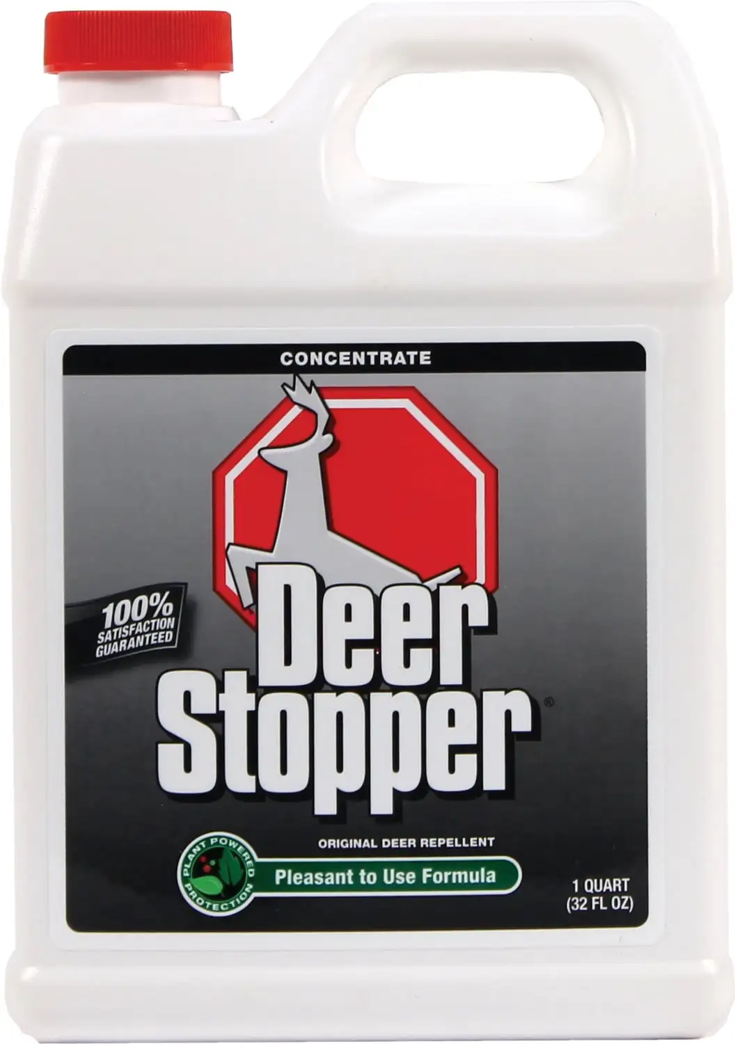 Deer Stopper Garden Animal Repellent - Safe & Effective. All Natural Food Grade Ingredients; Repels Deer Elk. and Moose; Easy to Use. 32 fl. oz. Liquid Concentrate