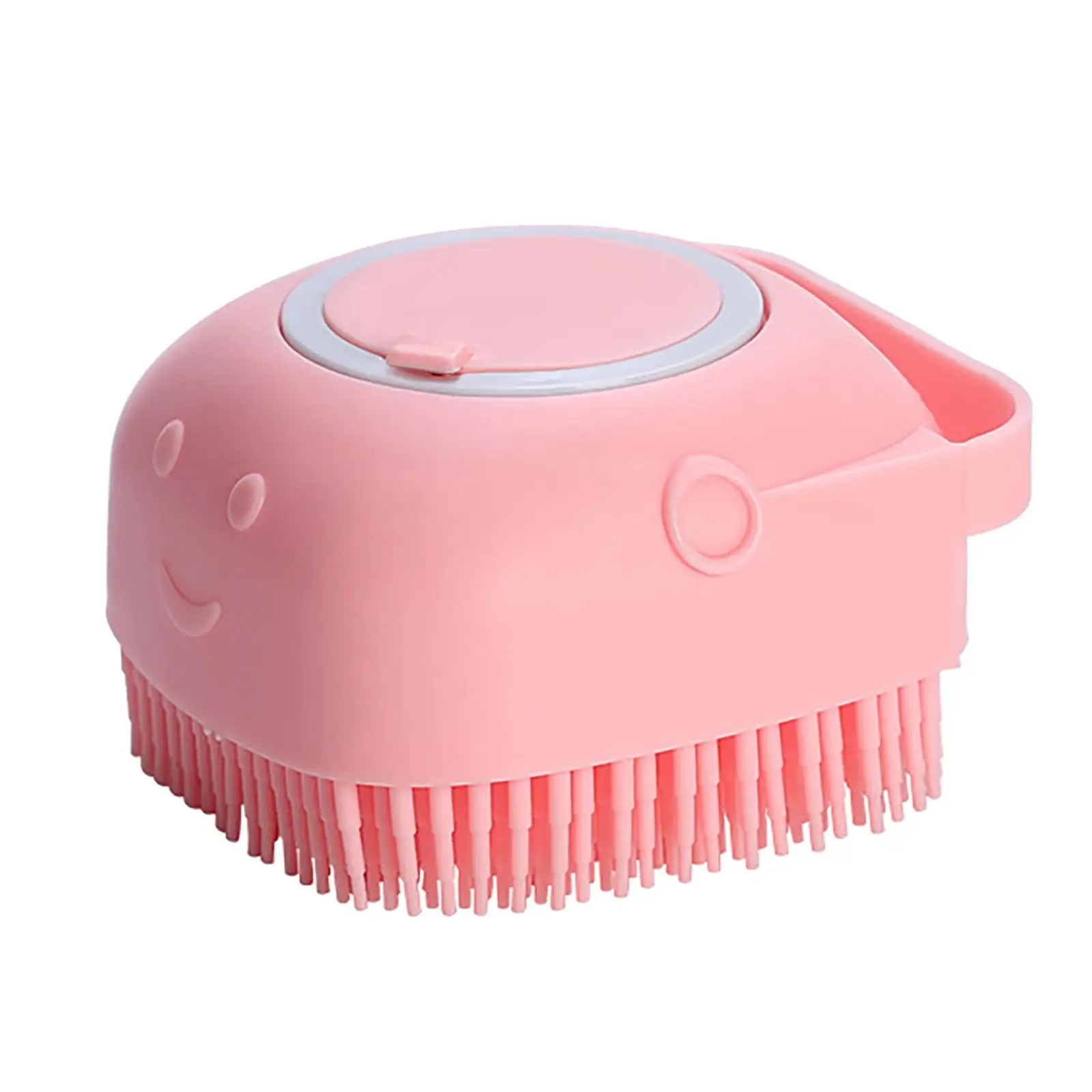 Dengmore Bath Brush Soft Silicone Dog Shampoo Brush . Brush Hair Fur Grooming Cleaning Brush Soft Shampoo Dispenser