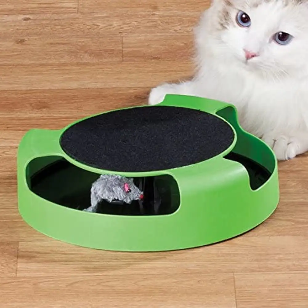 Dependable Industries inc. Essentials Cat Mouse Toy for Kittens- Cats - Catch The Mouse Motion -Cat Toy- Incredibly Fun to Play with & Amusing to Watch - Get It Now