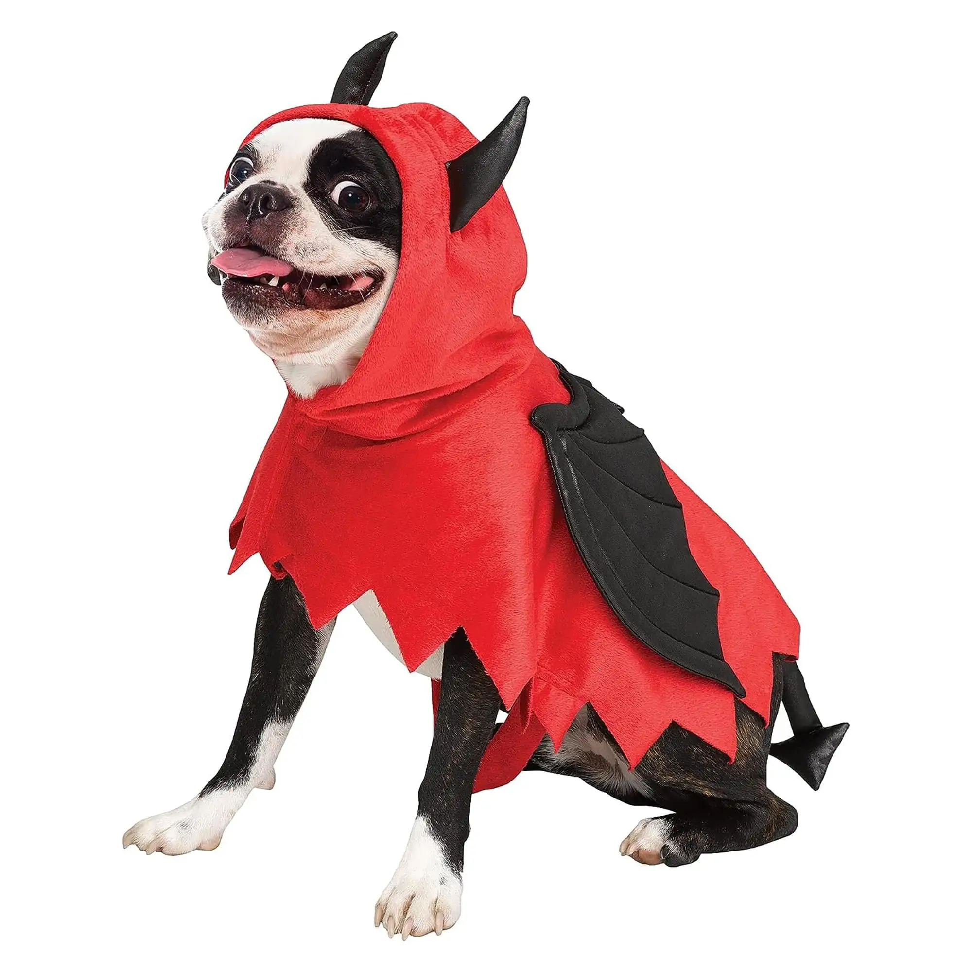 Devil Doggie Poncho Halloween Pet Costume size Medium