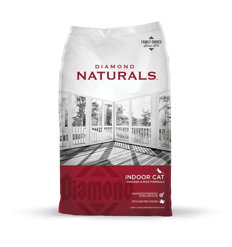 Diamond Care Natural Indoor Cat Dry Cat Food. 18 Lb