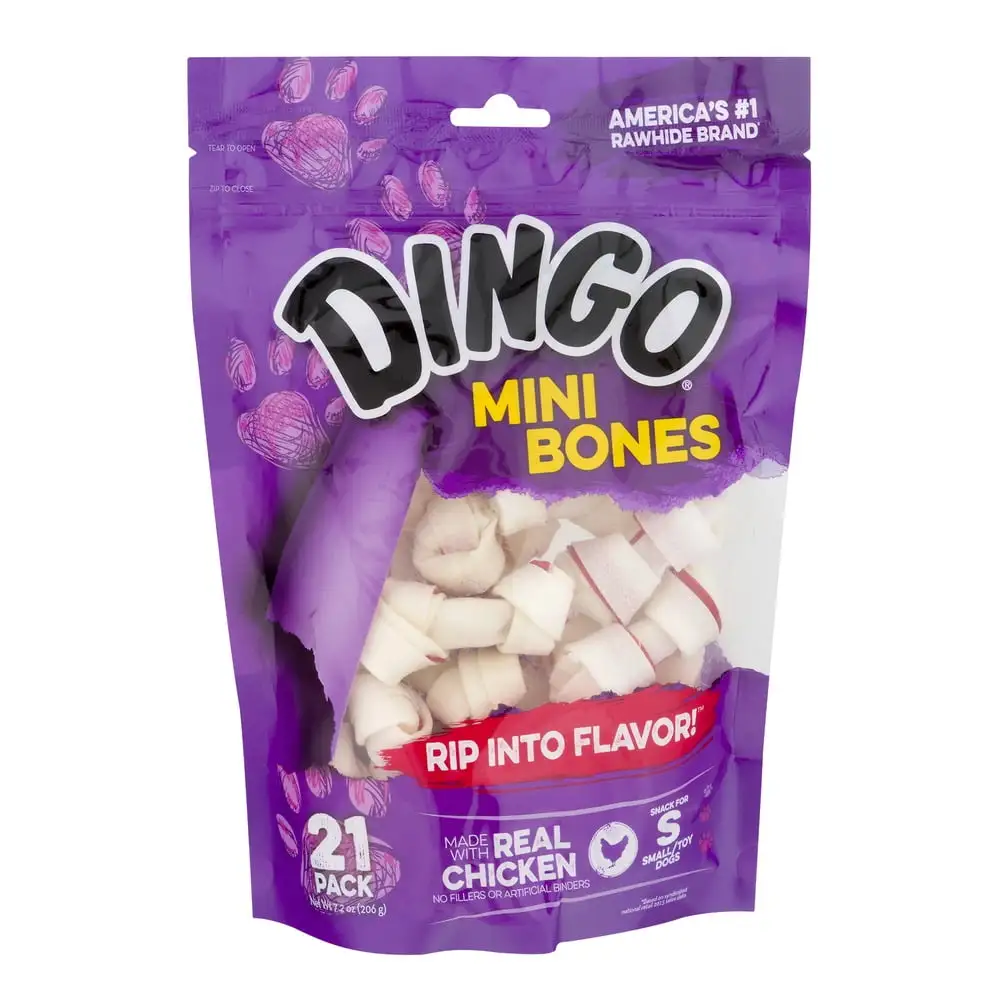 Dingo Mini Bones. 21 count