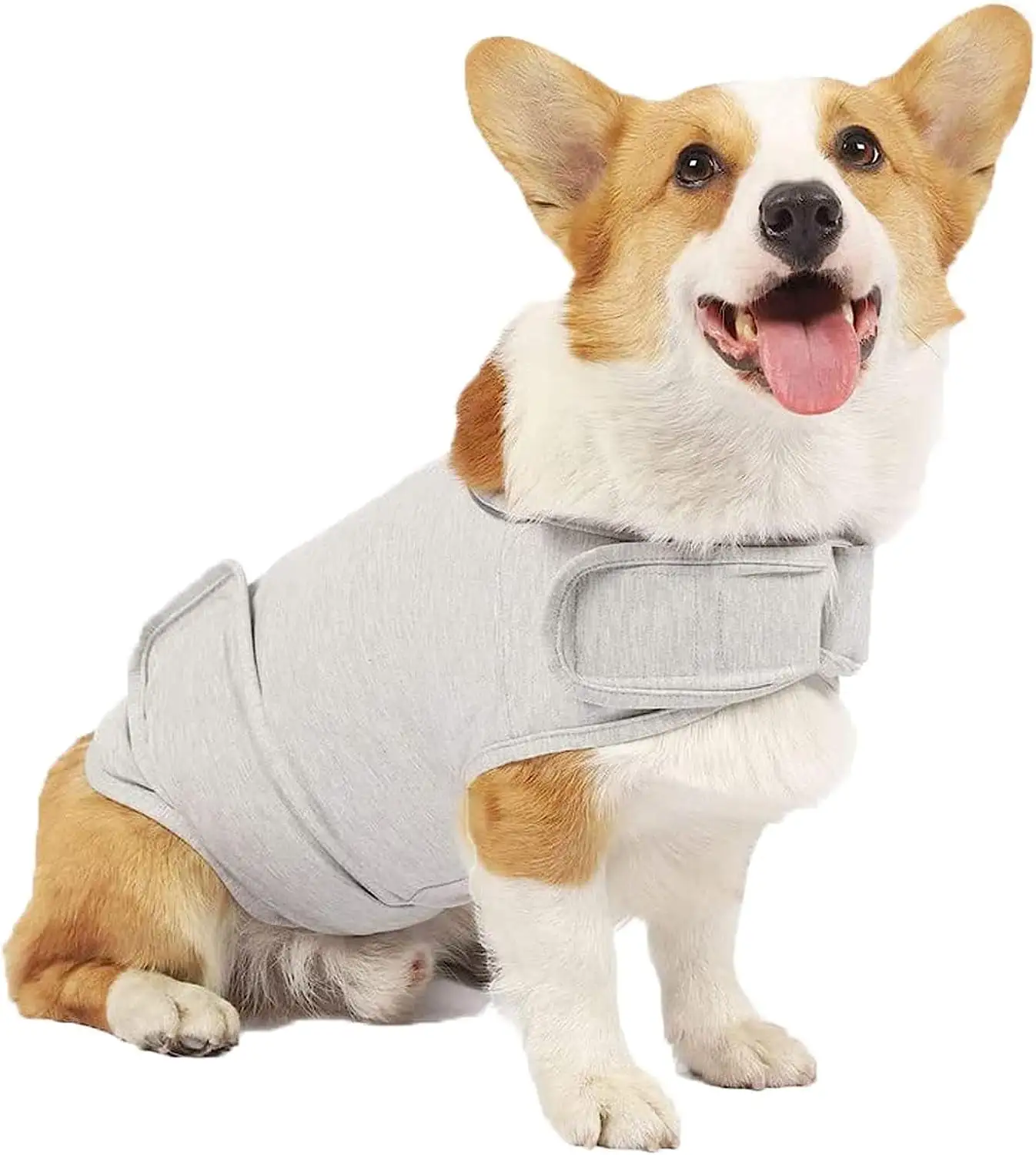 Dog Anxiety Jacket. Skin-Friendly Dog Calming Vest - Dog Shirt for Thunder. Fireworks and Separation - Keep Pet Calm Without Medicine & Training. Anti Anxiety Vest for Dogs (Dark Grey. XS)