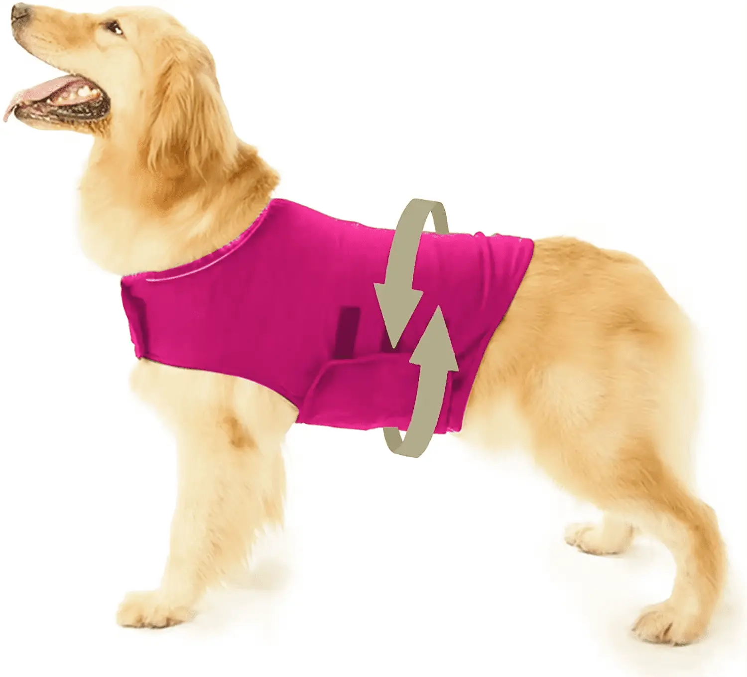 Dog Anxiety Vest. Soft Breathable Dog Anxiety Relief Jacket Calming Coat Thunder Dog Wrap for Anxiety Stress Relief Dog Anxiety Jacket Skin-Friendly Dog Anti Anxiety Calming Shirt for Thunder