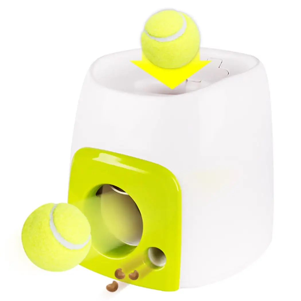 Dog Automatic Ball Launcher Interactive Dog Automatic Thrower Dog Food Feeder