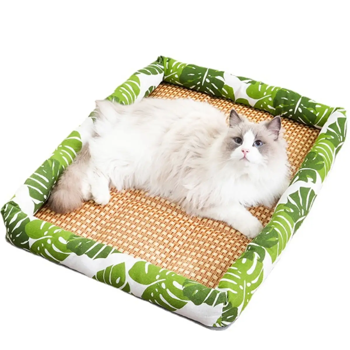 Dog Bed Mat Crate Mat with Anti-Slip Bottom Pet Mattress. Cooling and Wear-Resistant for Dog Sleeping (Small to XXX-Large. Cute Mat)