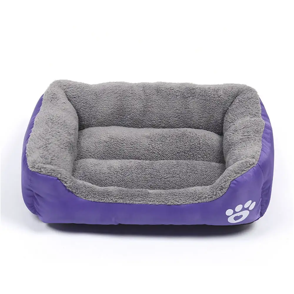 Dog Beds for Medium Dogs Cats - Indoor Puppy Bed for Medium Large Cat Washable. Rectangle Cuddle Pet Bed with Anti-Slip Bottom