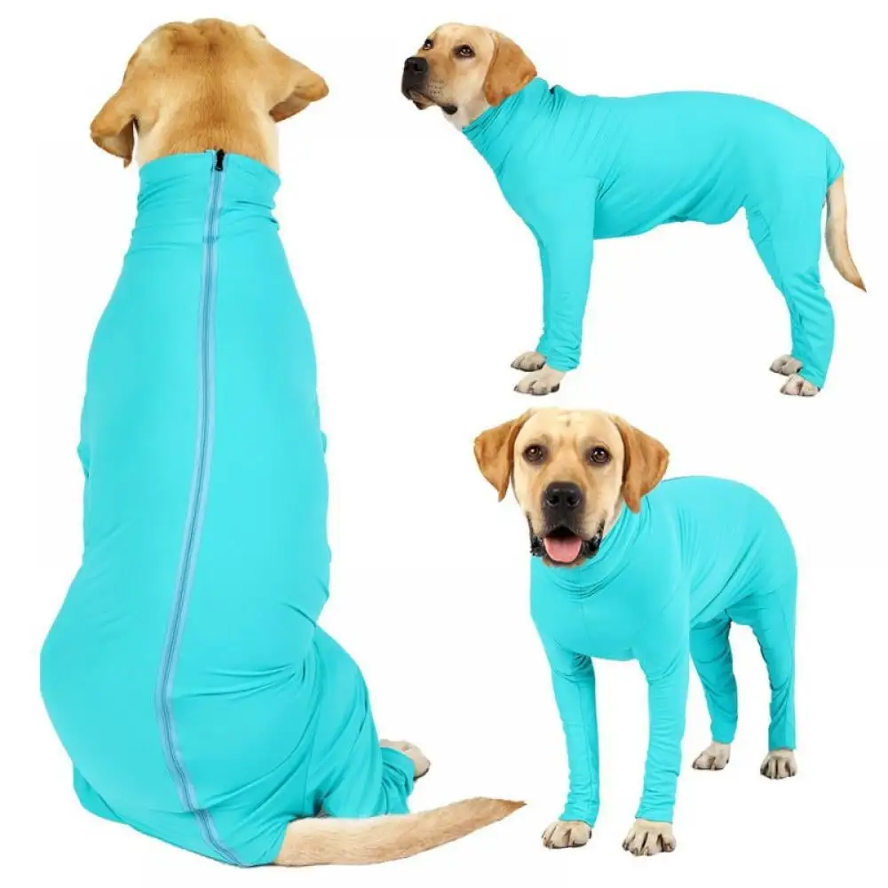 Dog Bodysuit Jumpsuit -Full Coverage Surgical Recovery Suit E Collar Alternative. Anxiety Calming Shirt. Contains The Shedding of Dog Hair for Home. Car