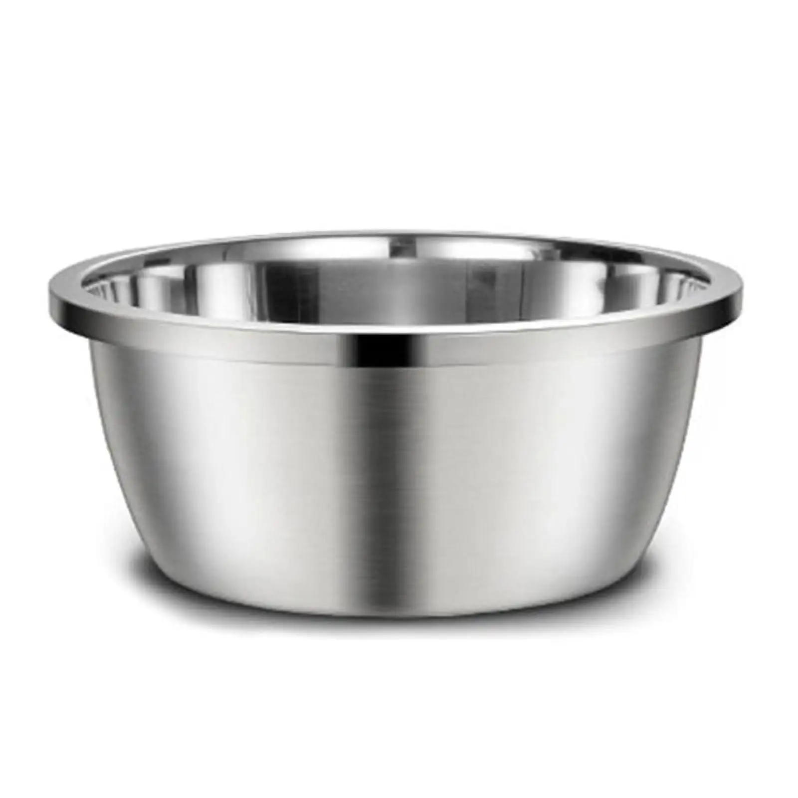 Dog Bowls Stainless Steel Heavy Duty Deep Bowl Flat Bottom for Large Dogs