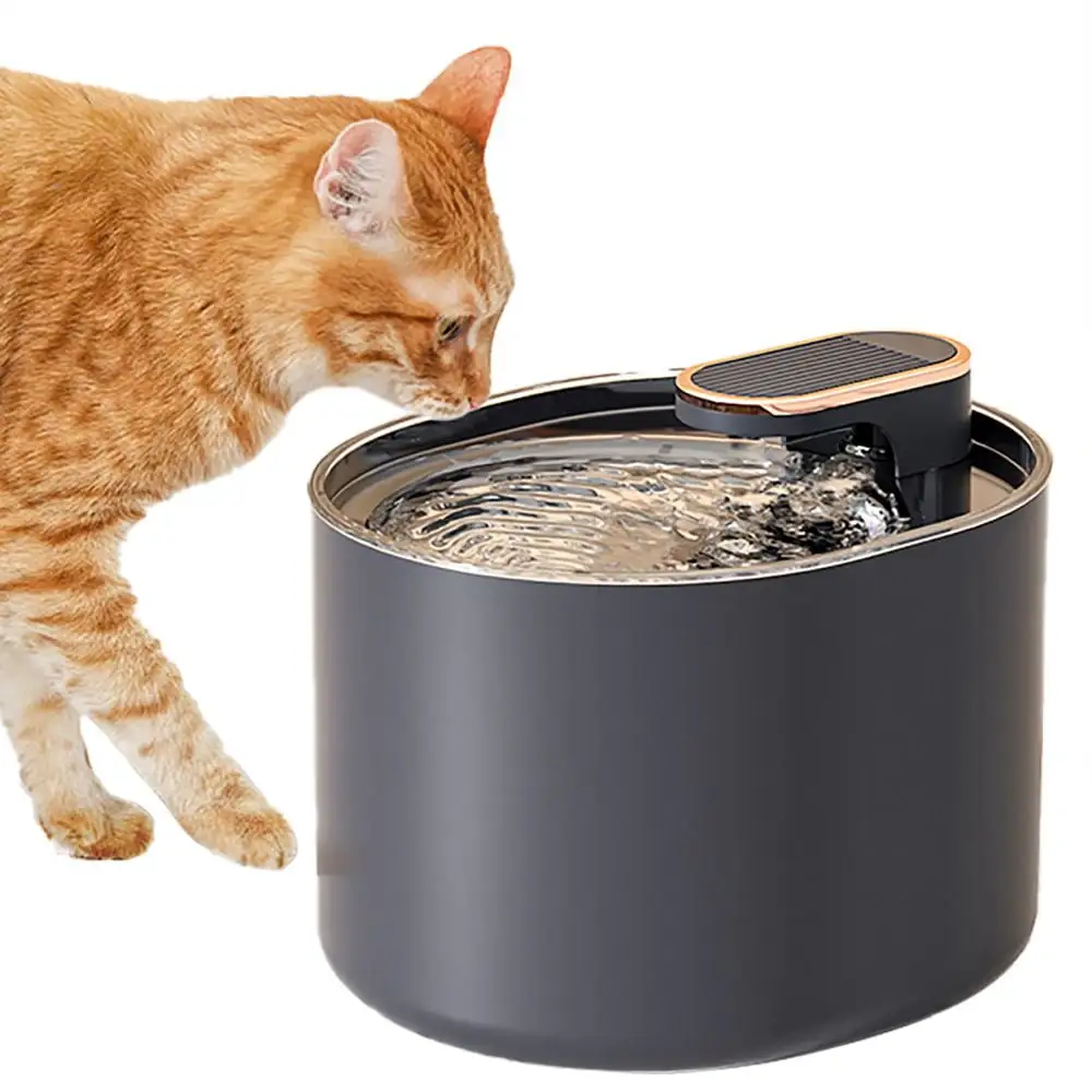 Dog Cat Water Fountain. 101oz/3L Ultra-Quiet Automatic Dog Water Bowl Dispenser. Built-In Activated Carbon Filter Pet Water Fountain. Automatic Cat Water Dispenser for Cats. Dogs. Other Pets