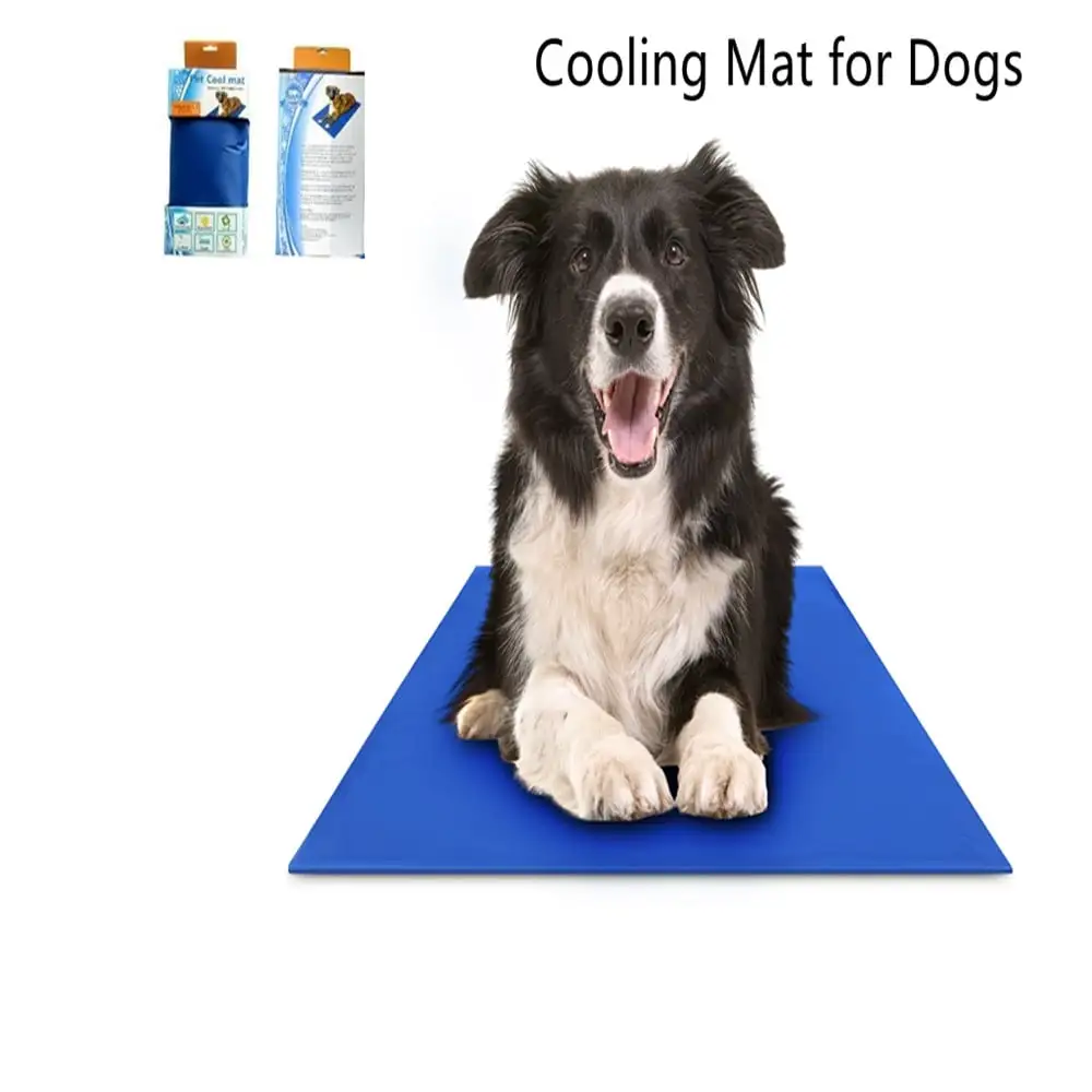 Dog Cooling Mat Pet Washable Summer Cooling Pads Summer Sleeping Mat.Ice Silk Sleep Mat Pad Non-Toxic Sleep Bed for Large Dogs Cats Animal (40*50cm)