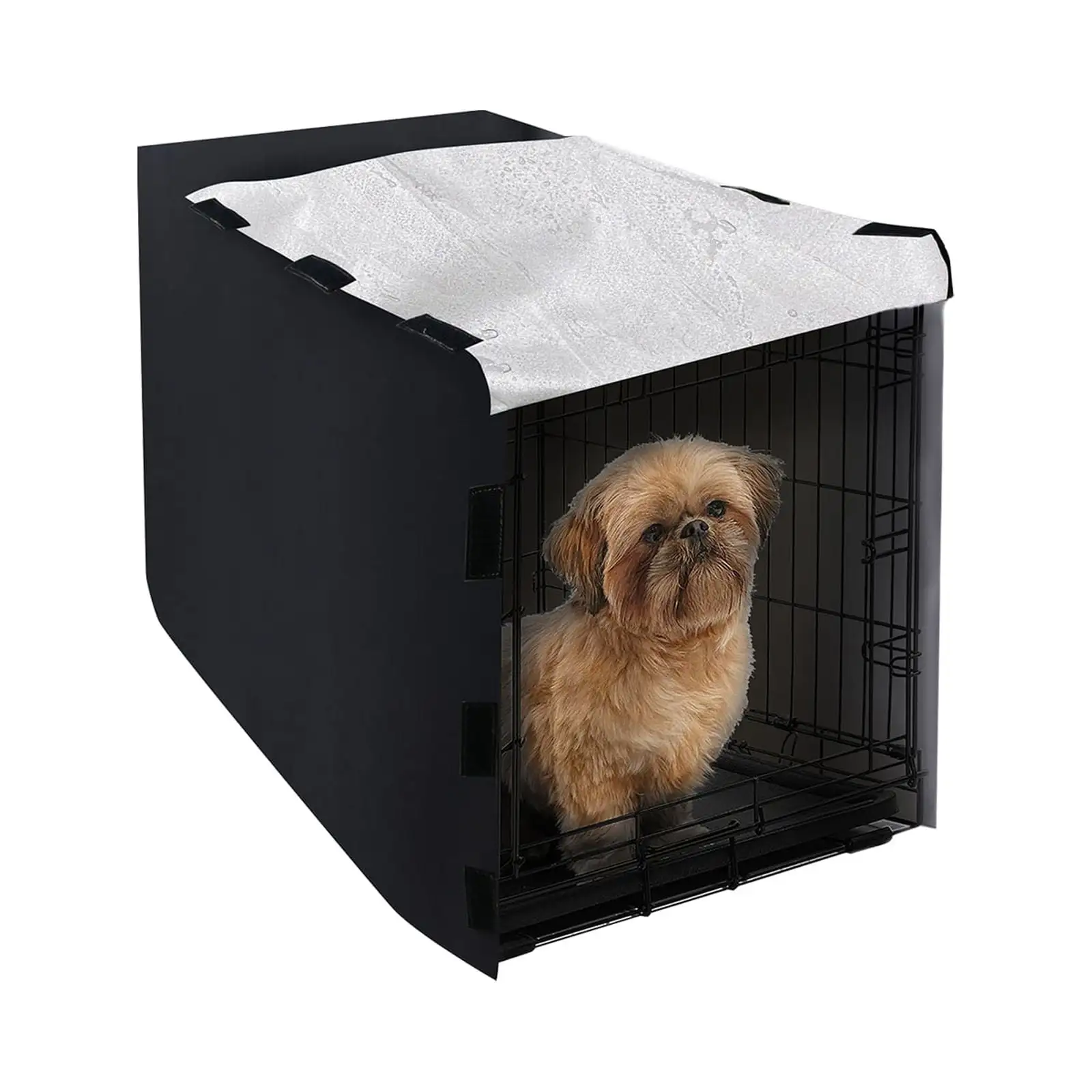 Dog Crate Cover Pet Kennel Cover Portable Dog Cage Kennel Protective Cover