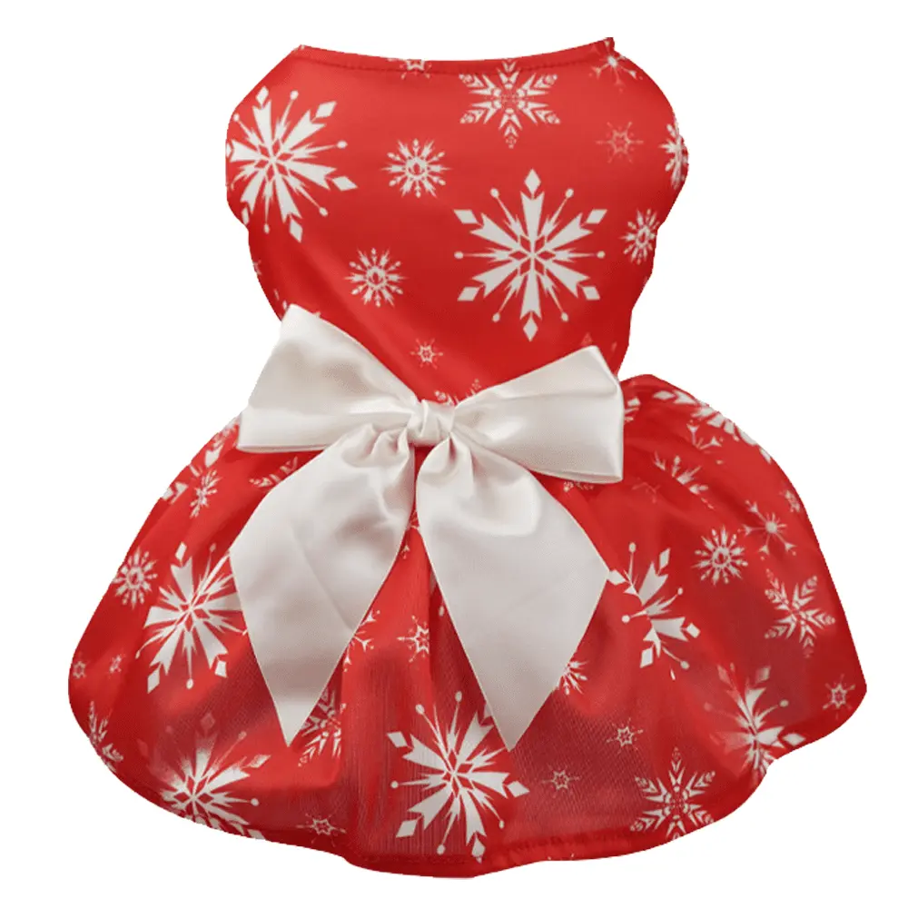 Dog Dresses Cute. Christmas Outfit Dog Costume for Small Dogs Cat Apparel