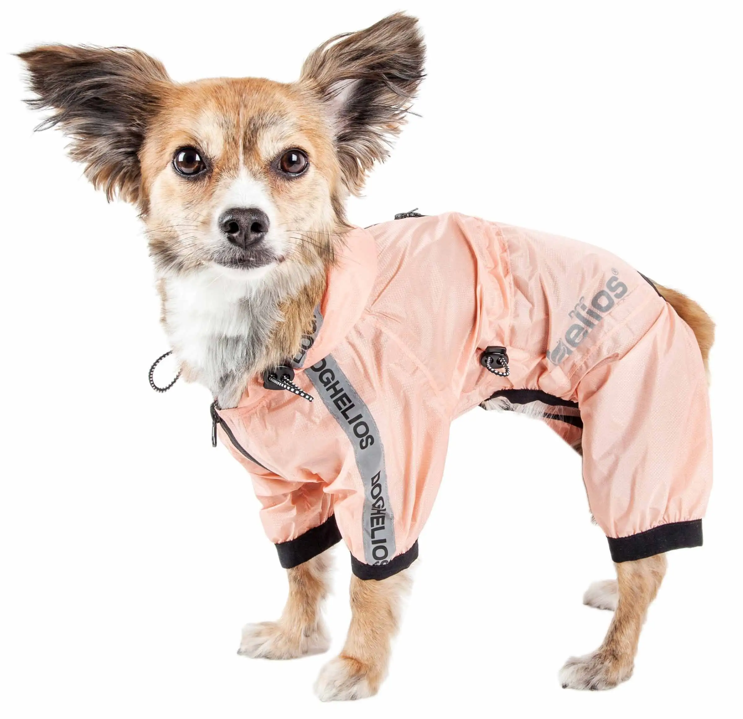 Dog Helios ? 'Torrential Shield' Waterproof Multi-Adjustable Full Bodied Pet Dog Windbreaker Raincoat