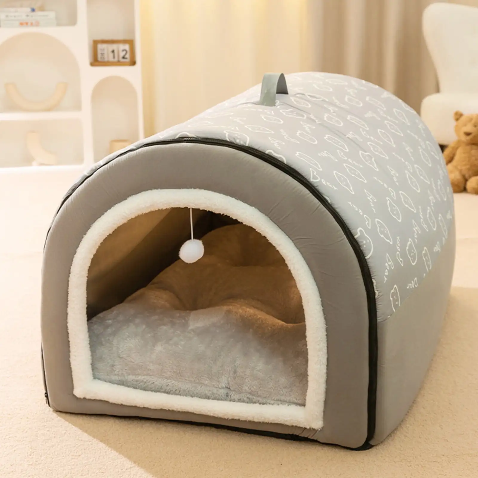 Dog Kennel Winter Warm Dog House Removable Dog Bed Pet Sleeping Supplies. Dog Bed House 2 Ways To Use Indoor Dog House For Cats And Small Dogs