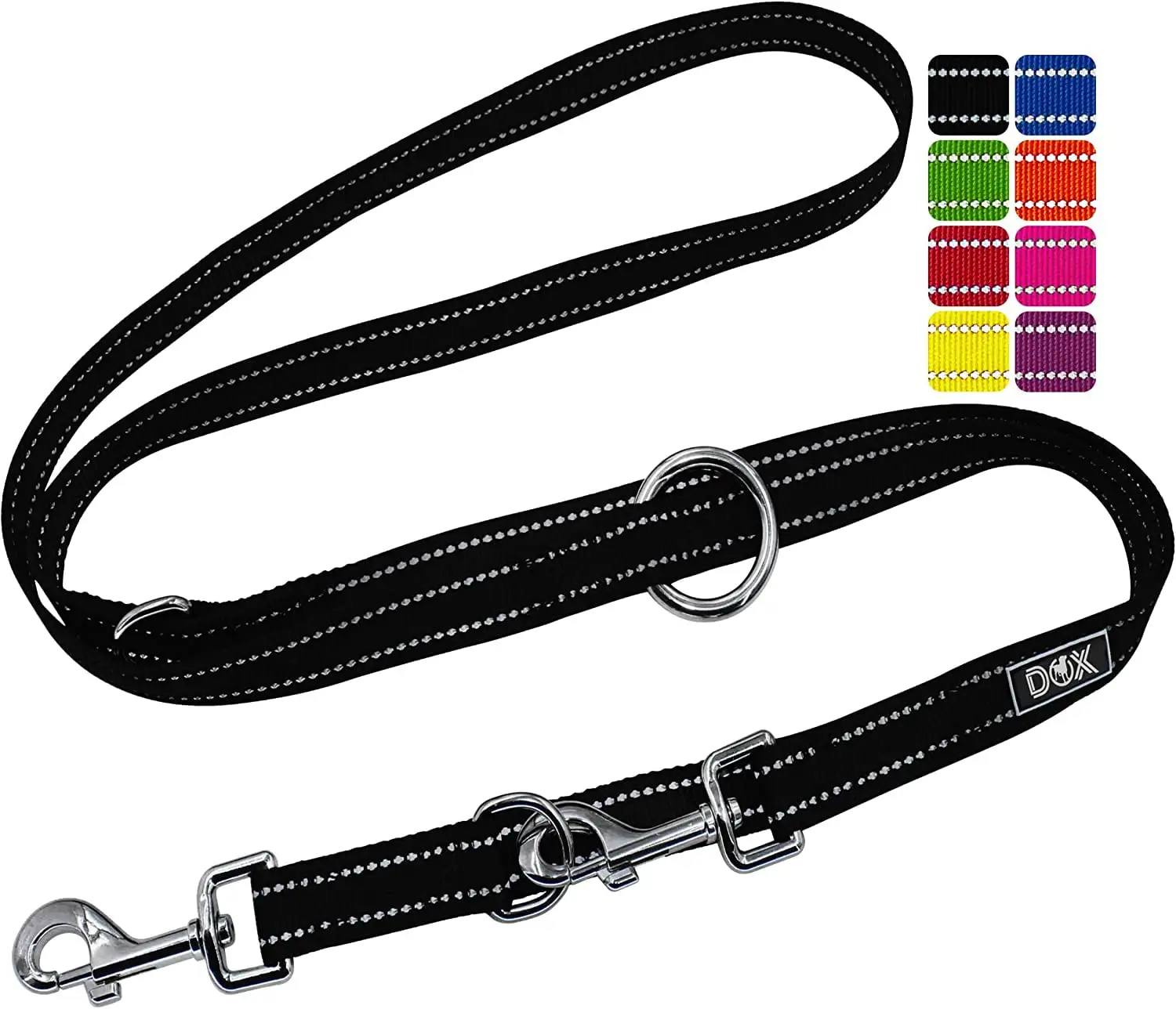 Dog Leash Nylon Reflective Adjustable 66 Ft Many Ors Sizes for Small