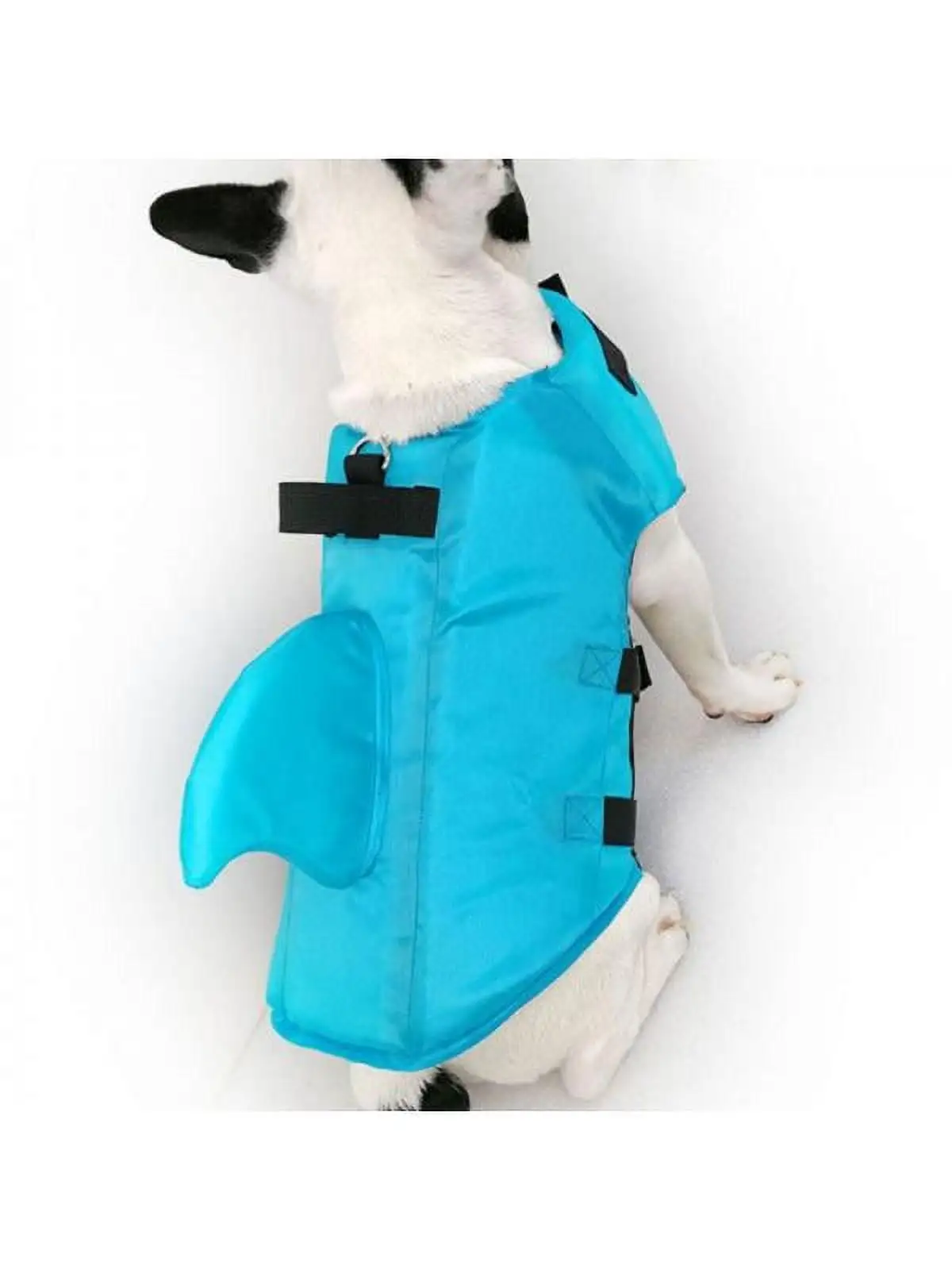 GJX Dog Life Jacket Pet Safety Swimming Shark Float Adjustable Buoyancy Aid Vest