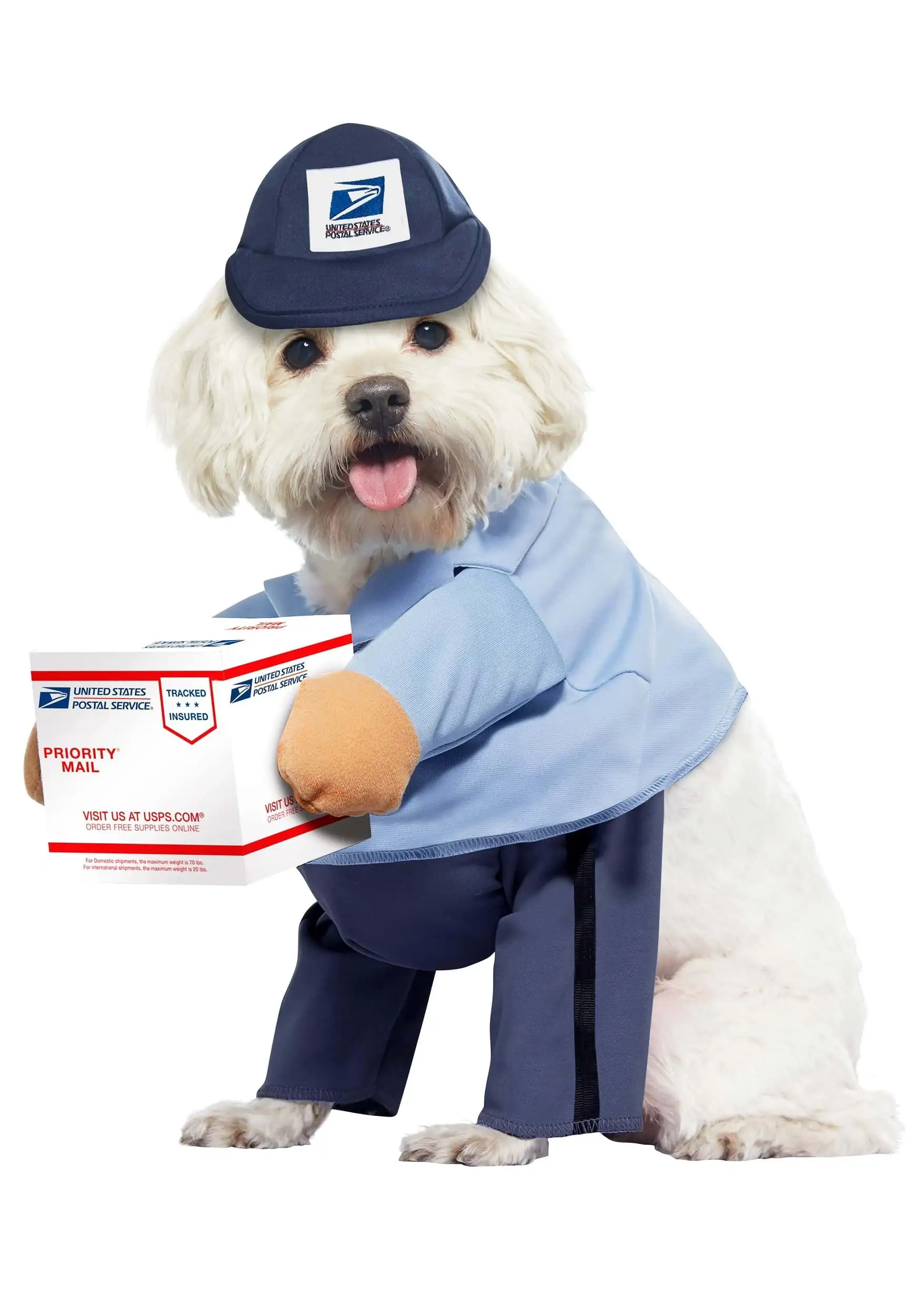 Dog Mail Carrier Costume USPS