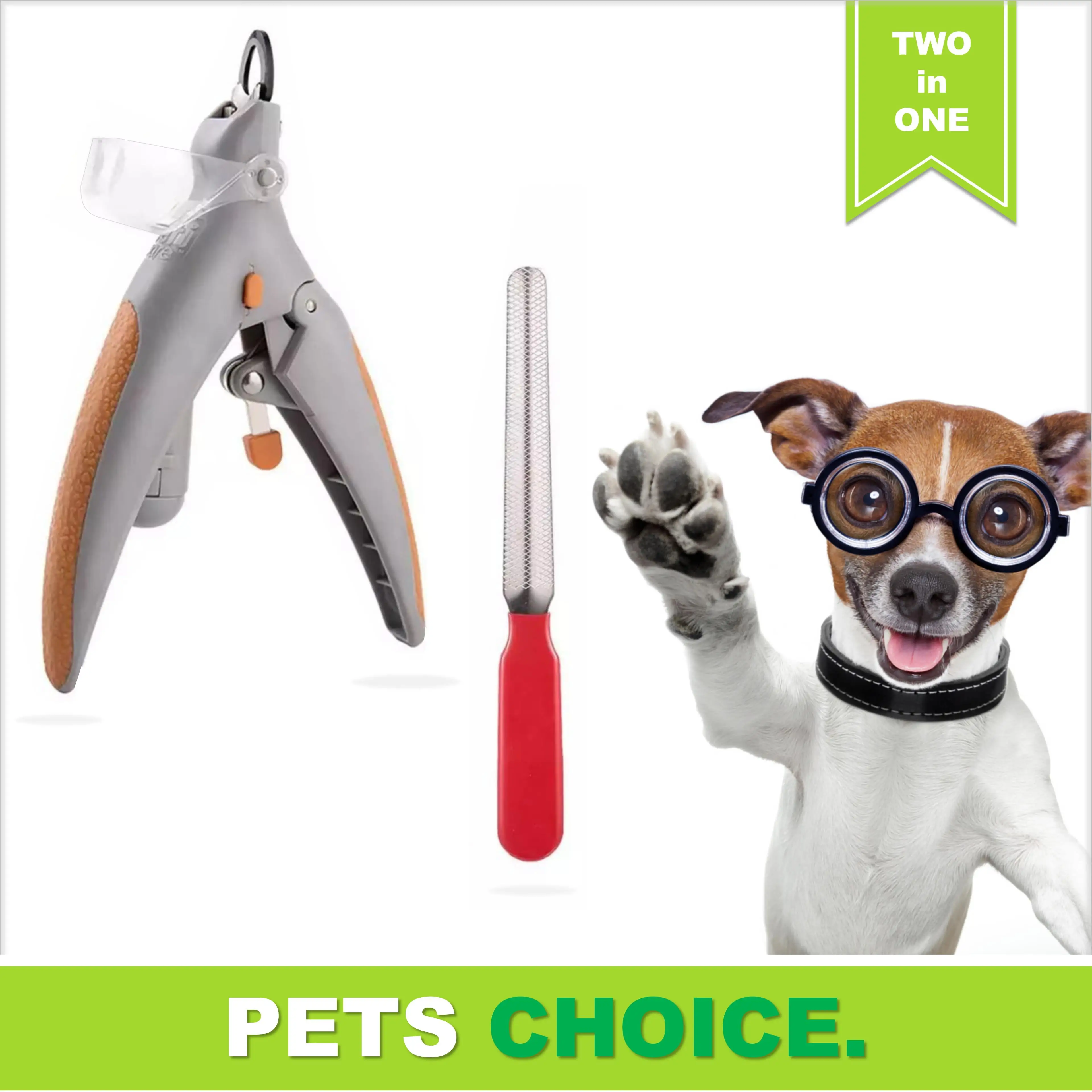 Dog Nail Clippers and Trimmer with Safty Guard & LED Lights & 5X Magnifier. Avoid Over-cutting. Dog Nail Trimmer for Small Medium