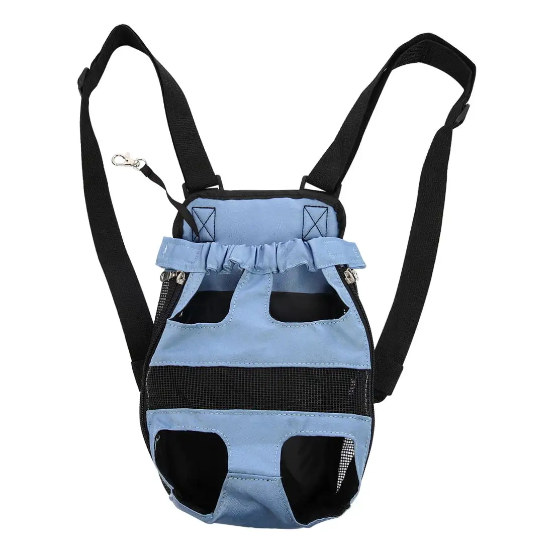 Dog Pet Backpack Carrier Pet Dog Accessory Easily Carries Small Size Blue