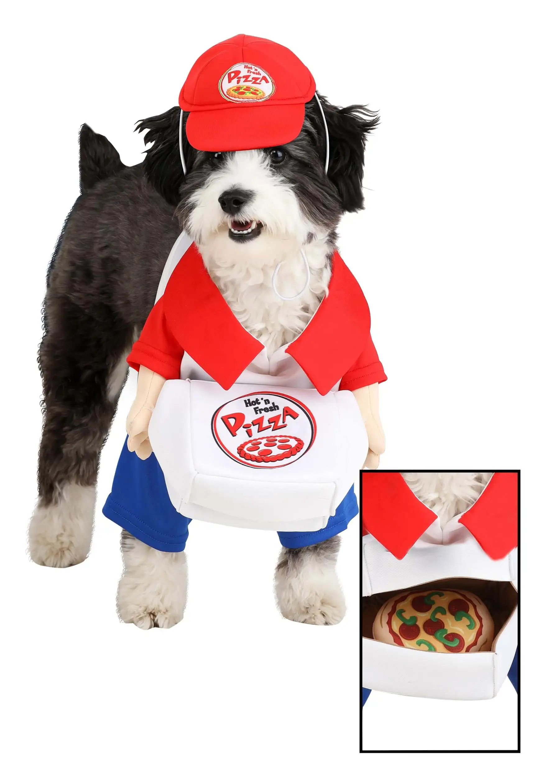 Dog Pizza Delivery Costume