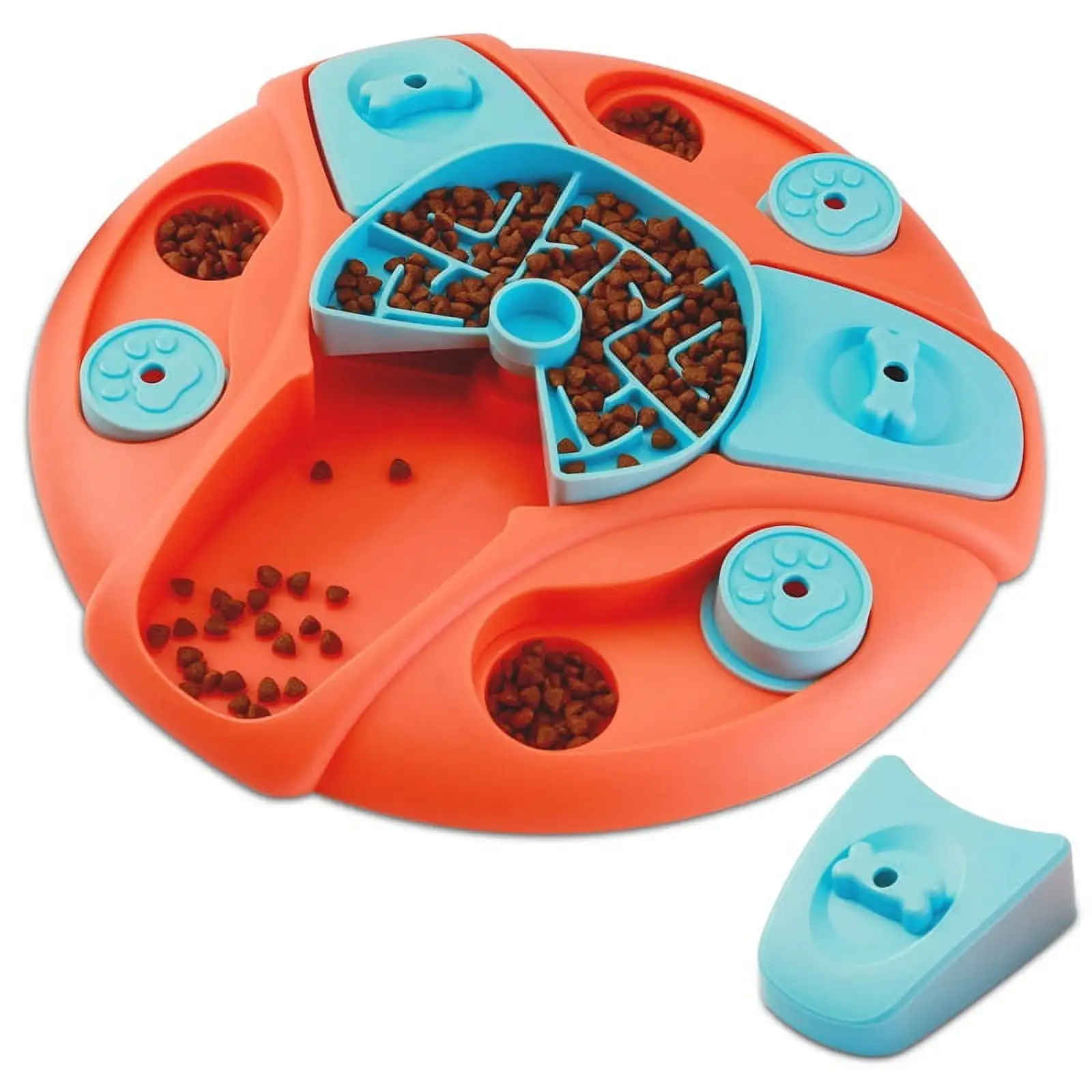 Dog Puzzle Toy. Slow Feeder Dog Enrichment Toys and Interactive Treat Dispenser Bowl. Suitable for All Dogs. Puppy Toys for Training & Improving IQ Through Engaging Dog Brain Games