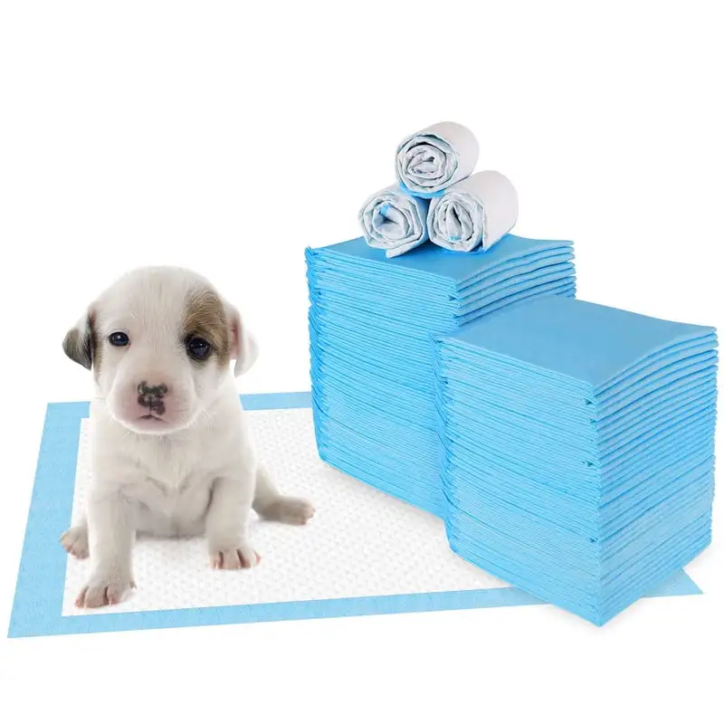 Dog and Puppy Pee Pads with Leak-Proof Quick-Dry Design for Potty Training. Standard Absorbency. Regular Size (Pack of 100 - 13 x 17.7)