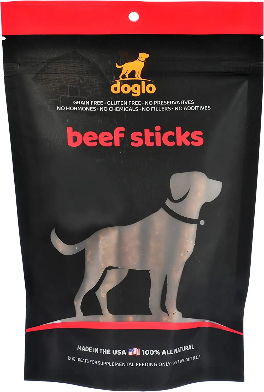 Doglo Premium Dog Treats (3 Savory Flavors)- 100% All Natural Dog Jerky Sticks for Small. Medium and Large Dogs. Healthy Dog Treats Grain-Free. Gluten-Free. No Hormones. No Additives