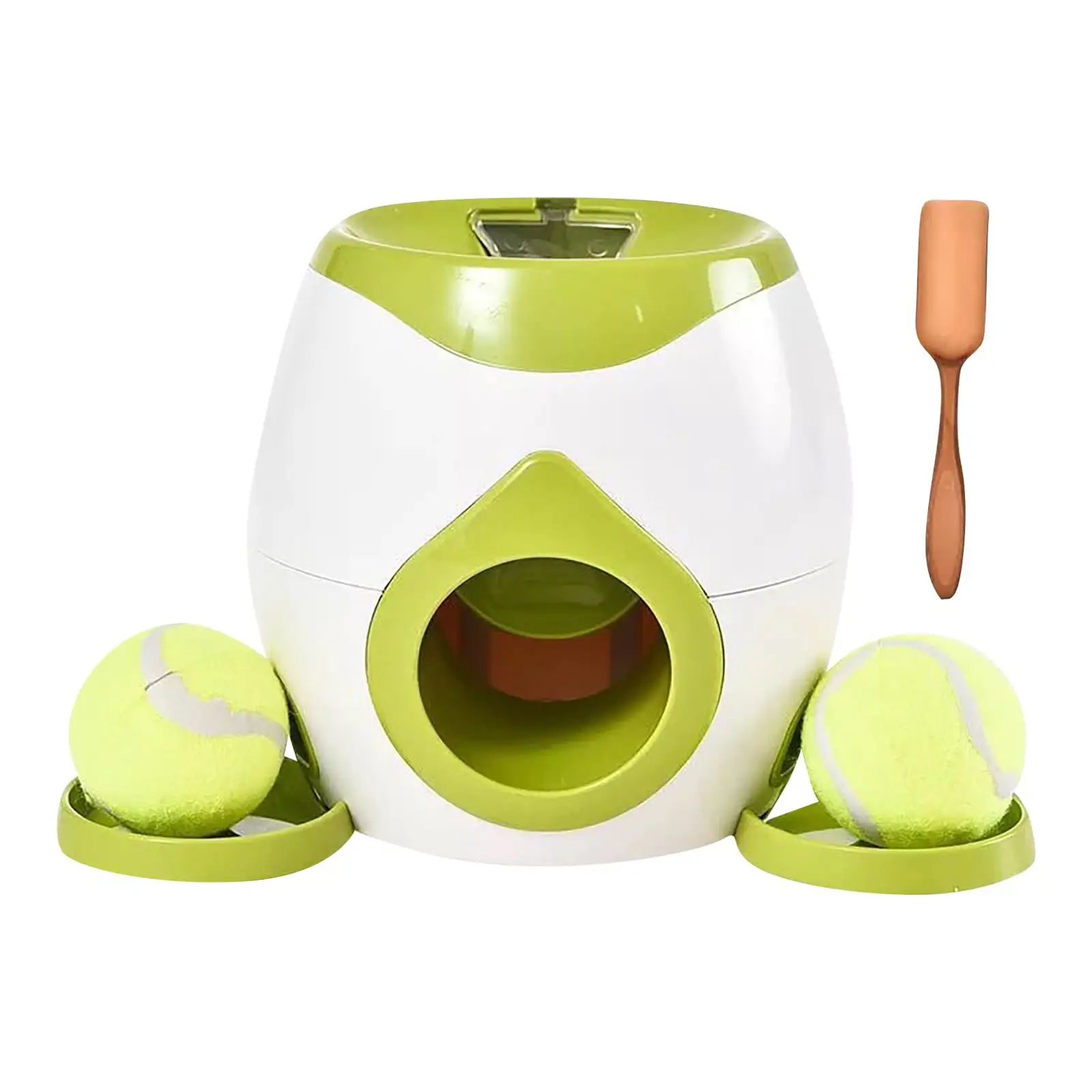 Don't Miss! Gomind Pet Tennis Ball Launcher Toy. Automatic Pet Feeder Fetch Tennis Ball Launcher Dog Interactive Throwing Ball Machine Puzzle Toy for for Dog IQ Training