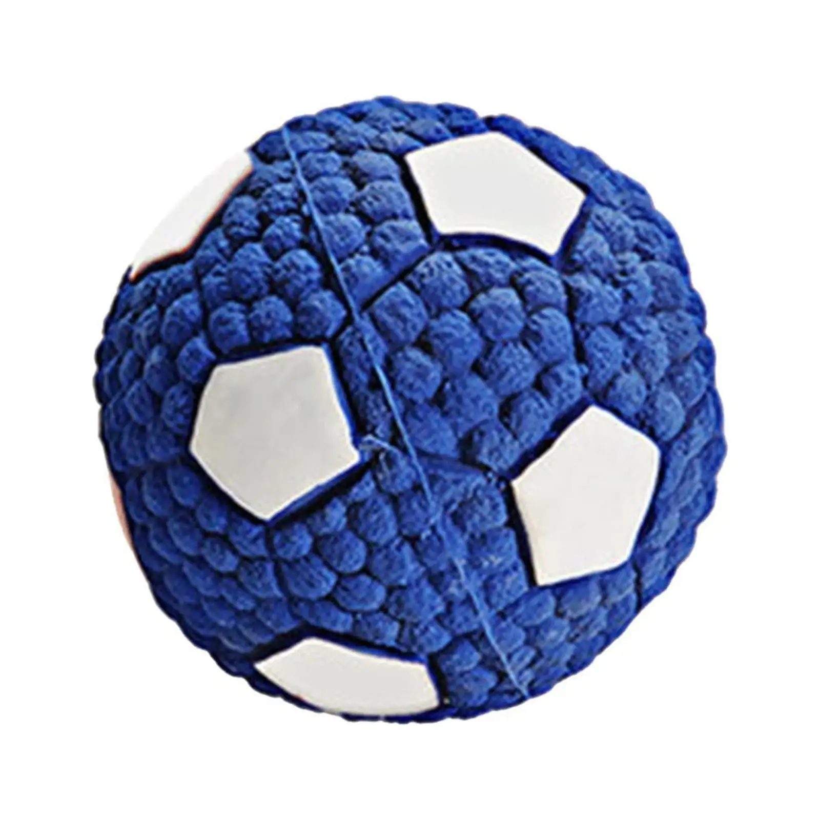 Donemore High Elastic Cotton Stuffed Ball Dog Toy. Soft Sounding Soccer Rugby. for Dogs. Indoor & Outdoor Puppy Fetch Toys for Small. Medium. & Large Dogs. Stuffed Plushie Play Toy Balls