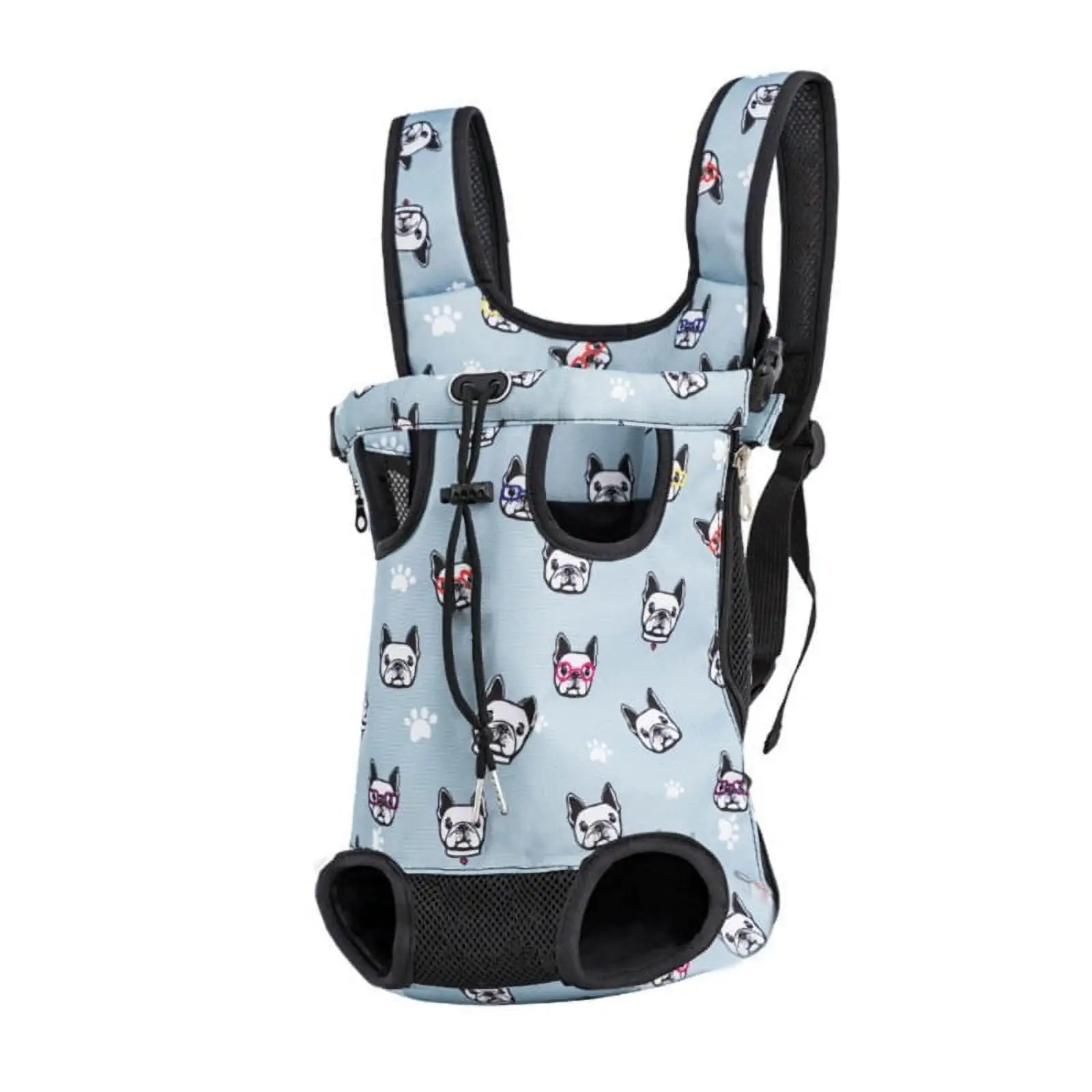 a?a Double Shoulder Travel Backpack Outdoor Pet Dog Carrier Bag Pet Cats Front Bag Backpack for Small Medium Dogs Puppies