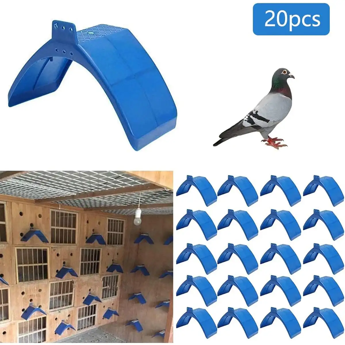 Dove Rest Stand. 20 Pcs Lightweight Racing Pigeons Perches Roost Bird Dwelling Stand Support Cage Accessories