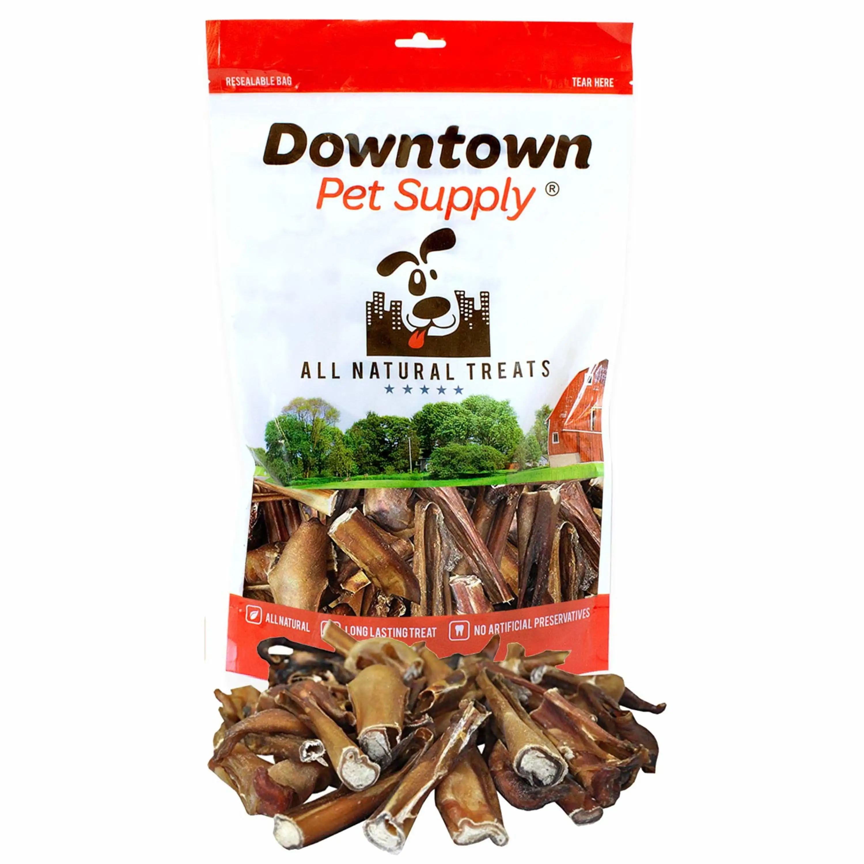 Downtown Pet Supply Bully Sticks for Small Dogs Bully Bites Dog Treats 1 lb