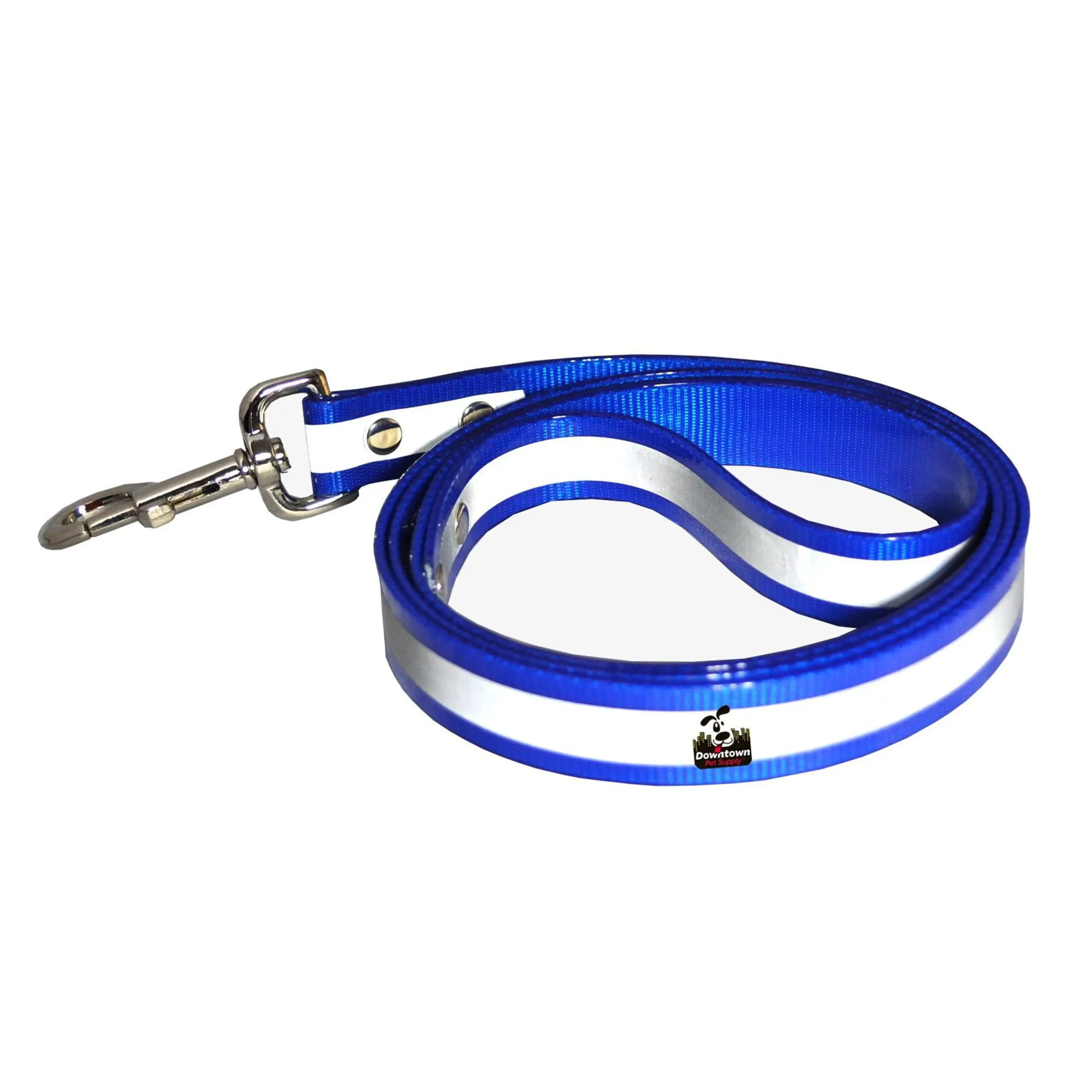 Downtown Pet Supply Reflective Dog Leash. Durable Safety Leash for Dogs. Blue