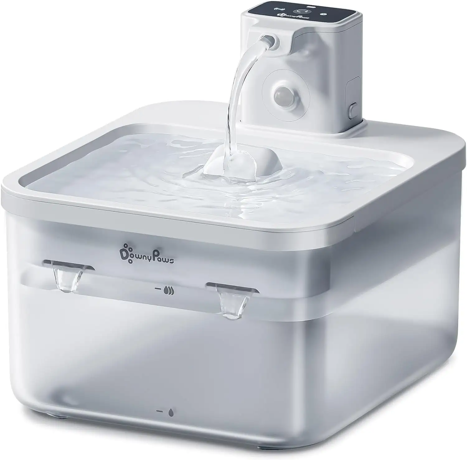 DownyPaws Wireless Cat Water Fountain White