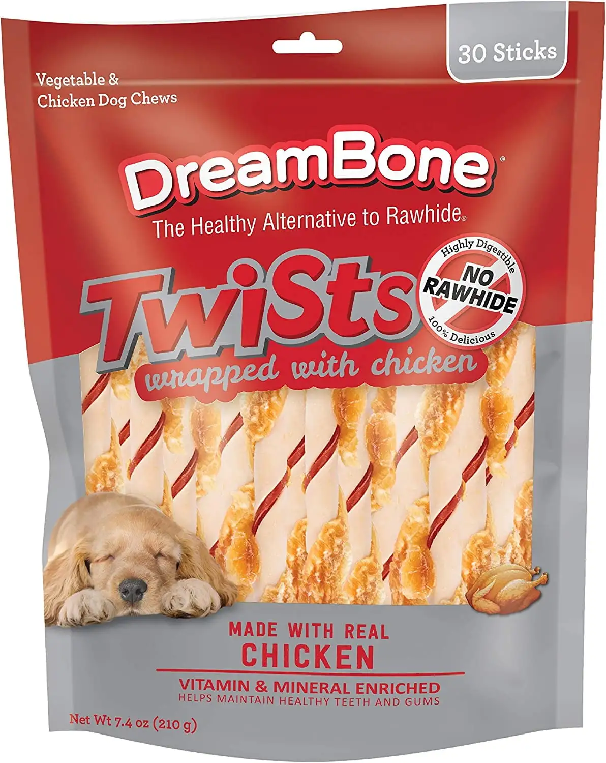 DreamBone? Chicken Wrapped Twists 30CT