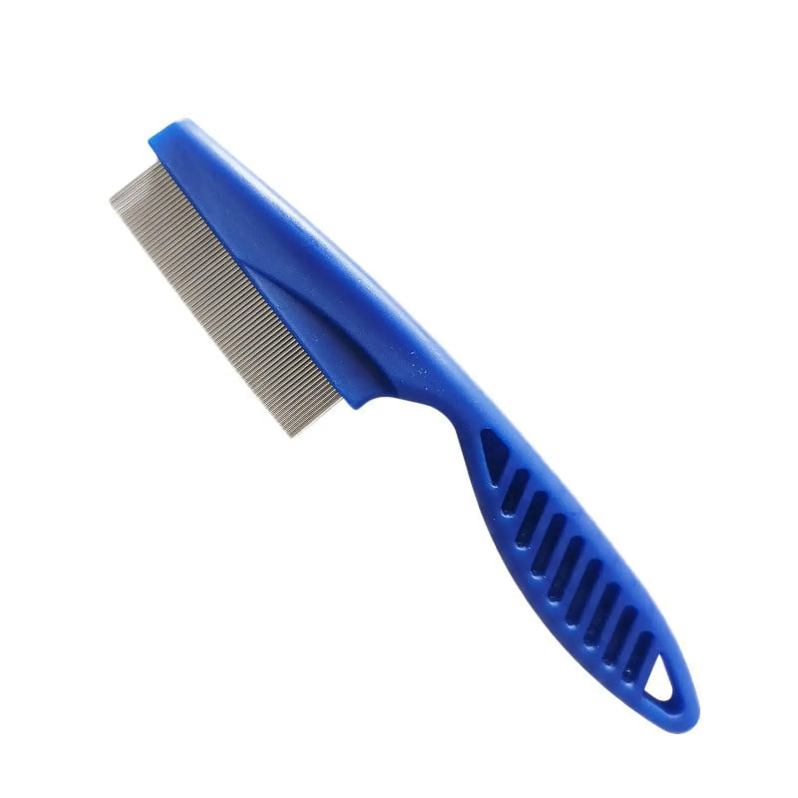 Duklien Bathing Brushes Flea Comb for Dogs And Cats Pet Lice Comb And Flea Eggs Tear Stain Remover Pet Comb for Grooming And Face And Paws Dog Comb Cat Comb (Blue A)