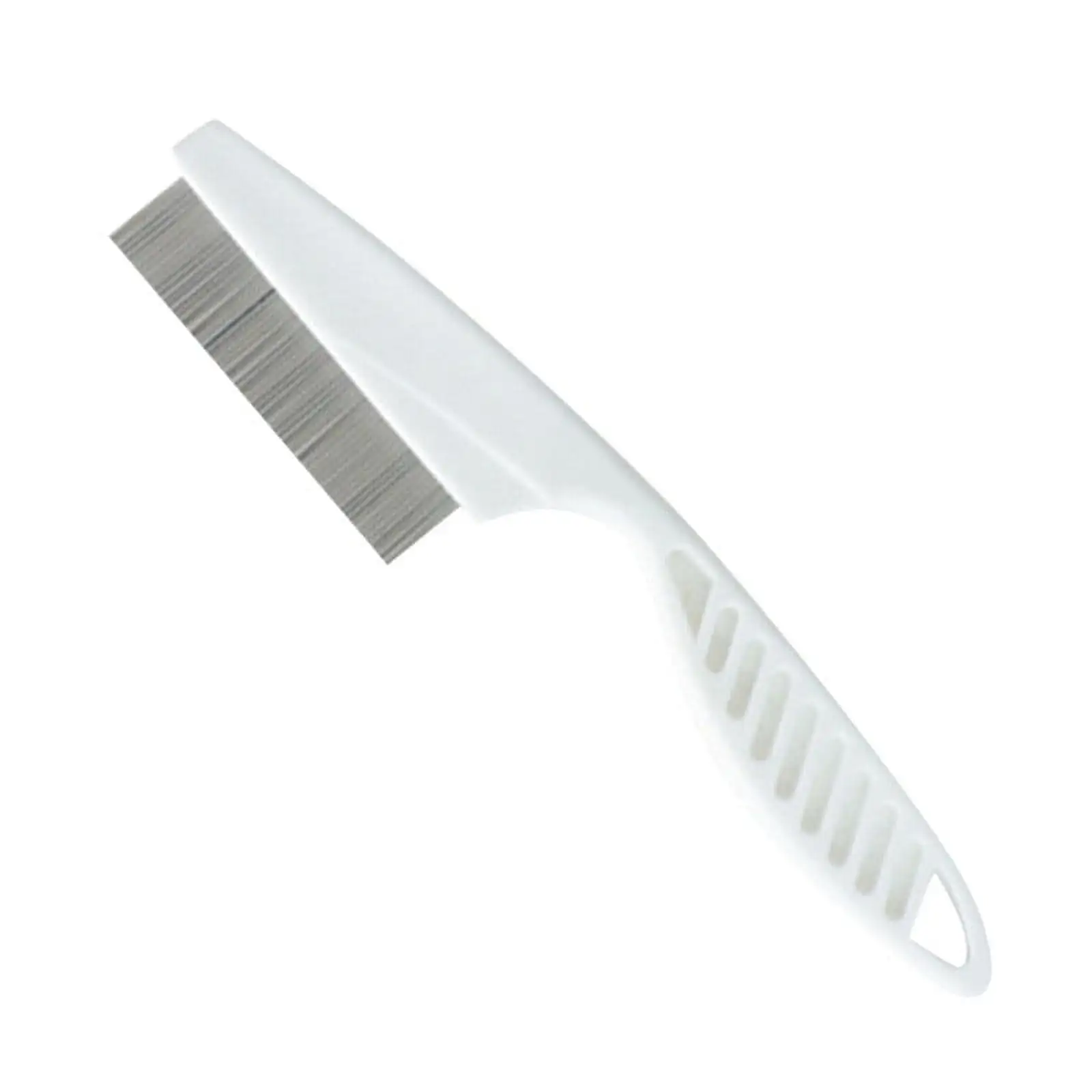 Duklien Bathing Brushes Flea Comb for Dogs and Cats Pet Lice Comb and Flea Eggs Tear Stain Remover Pet Comb for Grooming and Face and Paws Dog Comb Cat Comb (White)