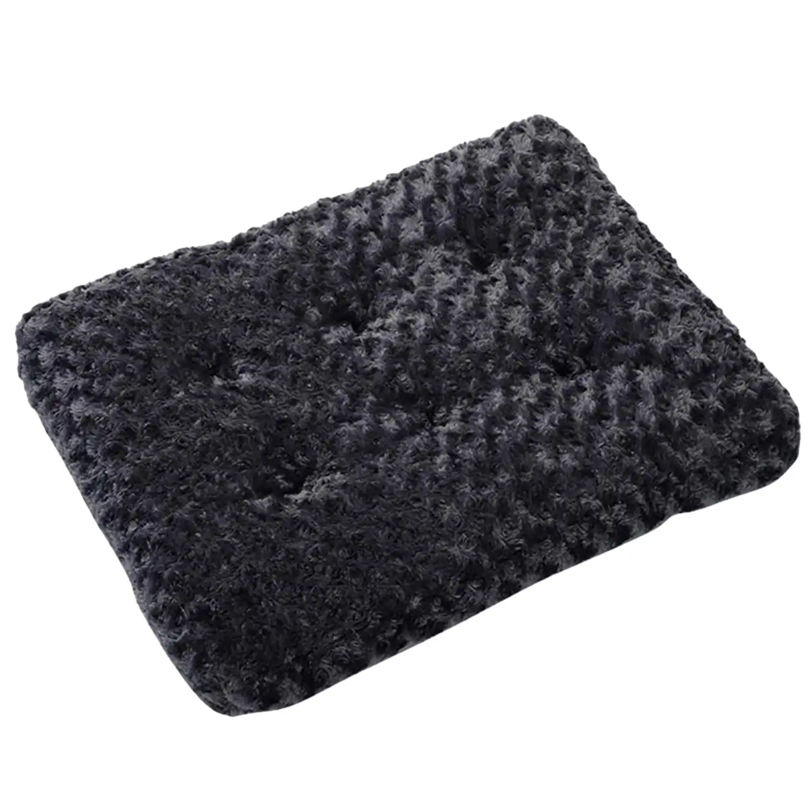 Duklien Pet Ice Mats Dog Bed Orthopedic Crate Foam Dog Bed Water Proof Dog Mattress Nonskid Bottom New Comfy Anxiety Pet Bed Mat for Home & Office Black A